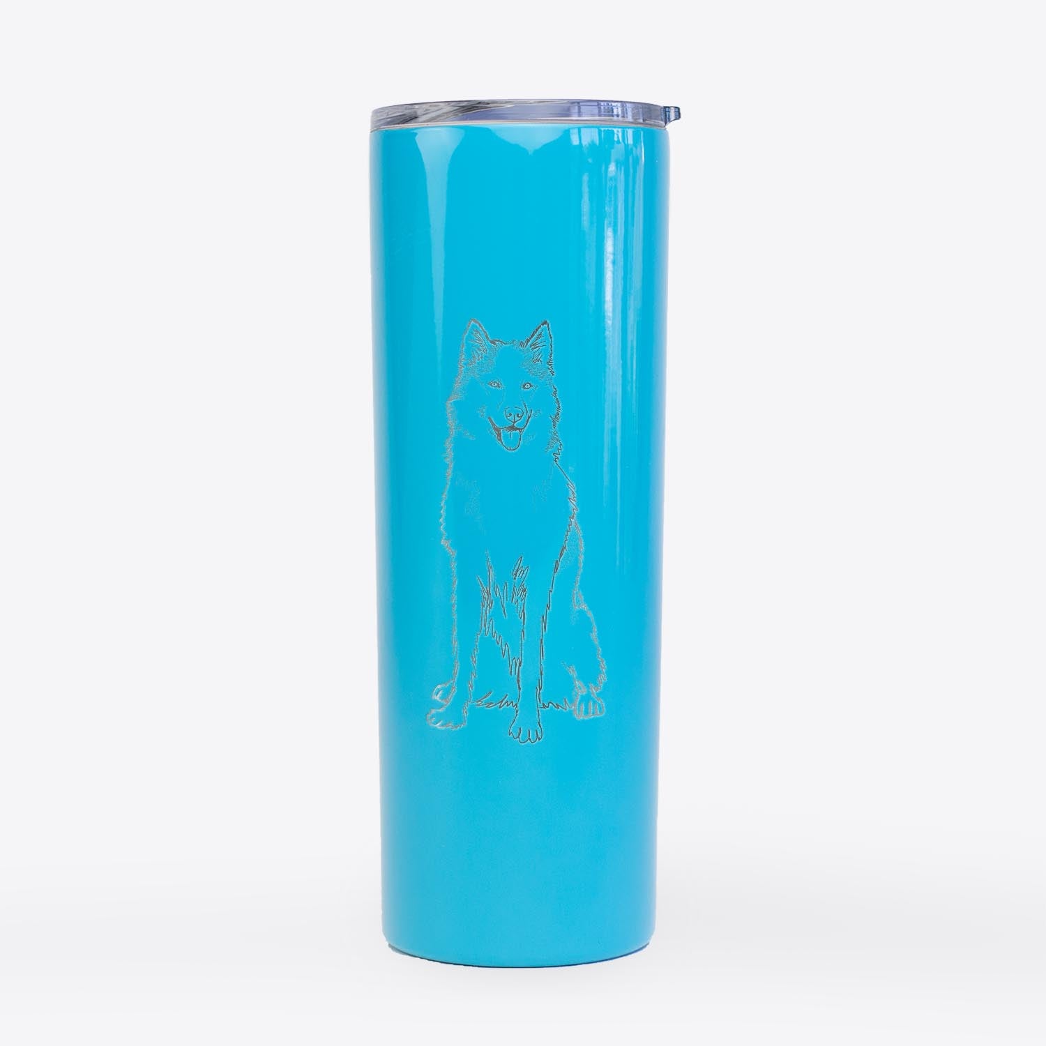 Doodled Allie the Siberian Husky - 20oz Skinny Tumbler