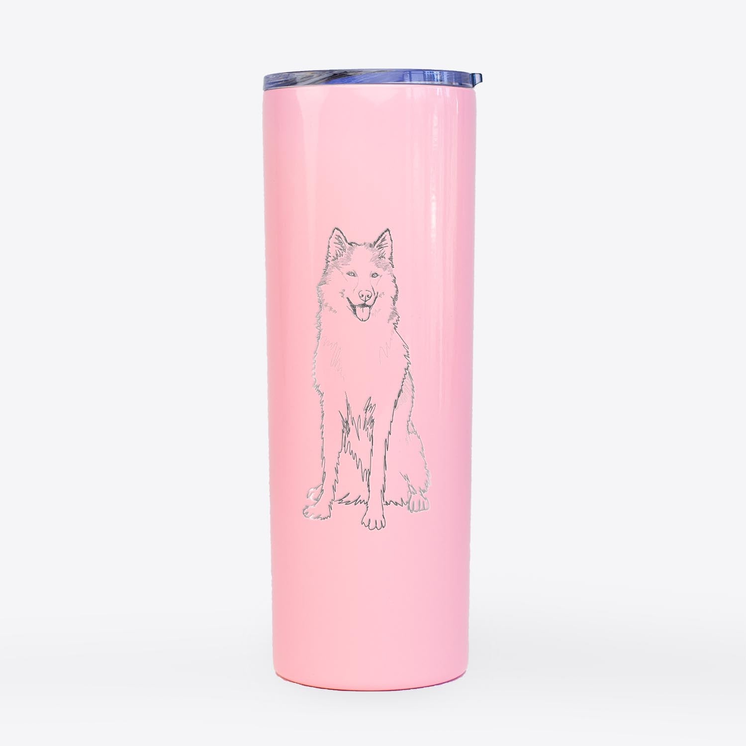 Doodled Allie the Siberian Husky - 20oz Skinny Tumbler