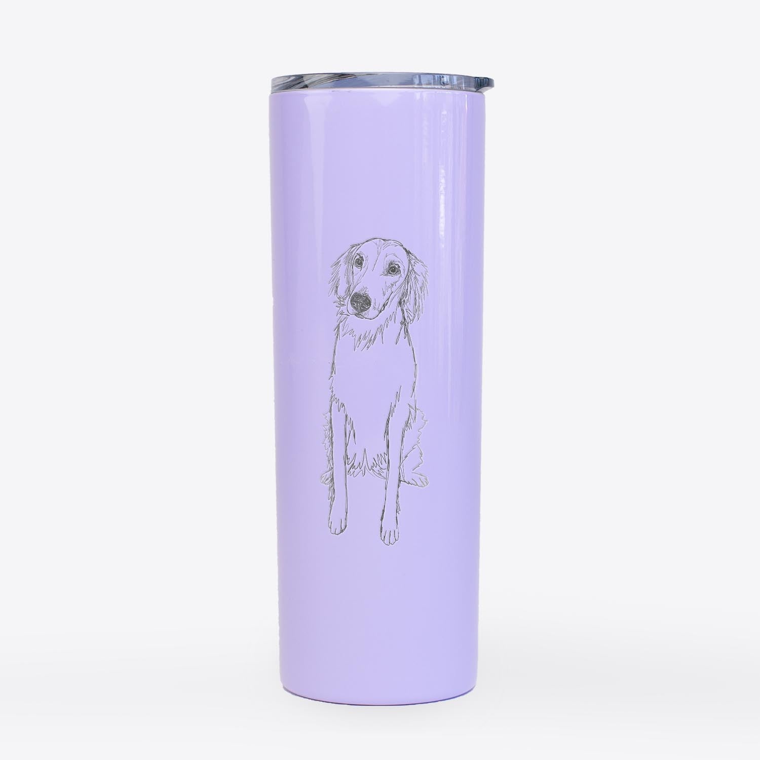 Doodled Amelia the Golden Retriever - 20oz Skinny Tumbler