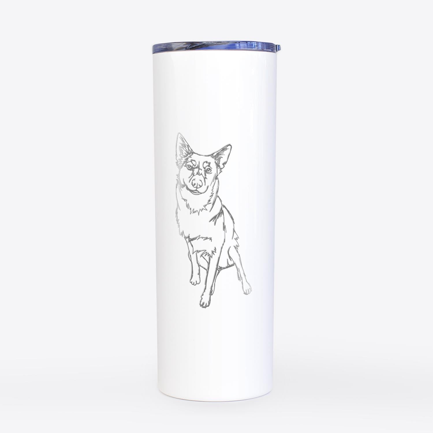 Doodled Australian Cattle Dog - 20oz Skinny Tumbler