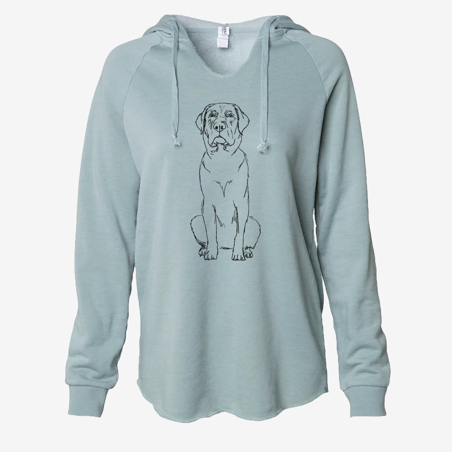 Doodled Auto the Labrador Retriever - Cali Wave Hooded Sweatshirt