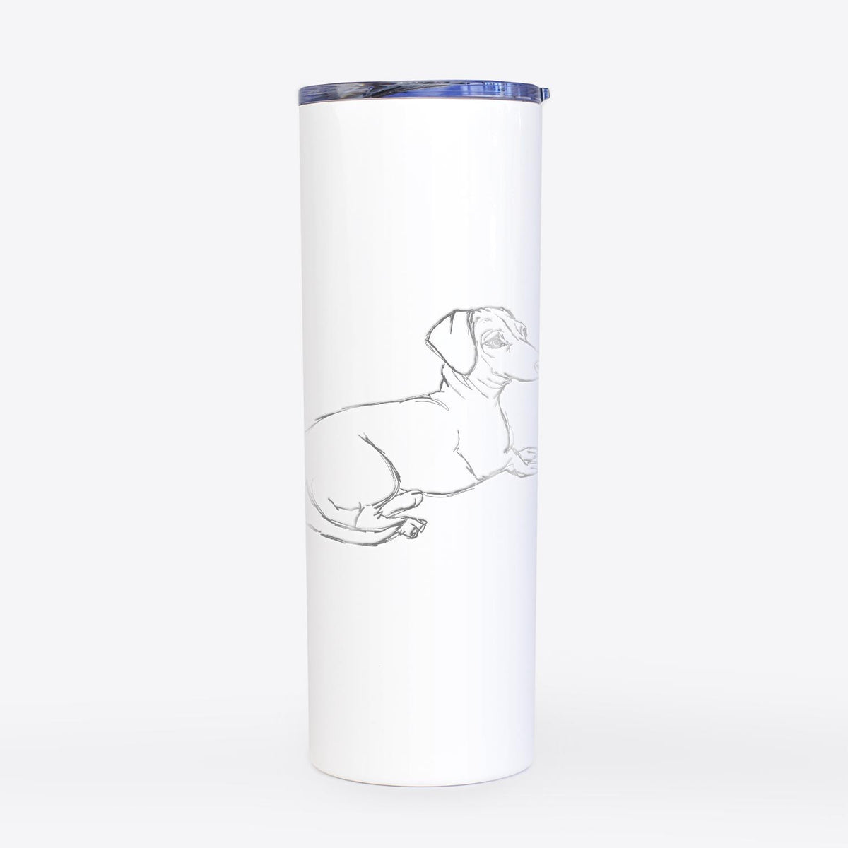 Doodled Bambi the Dachshund - 20oz Skinny Tumbler