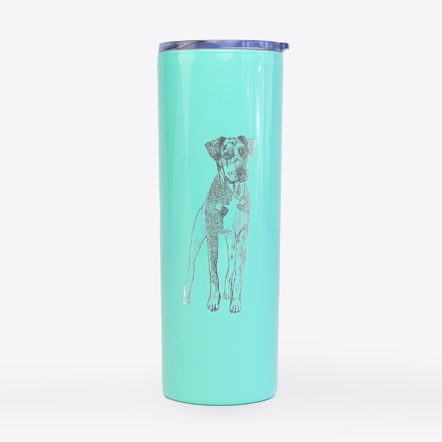 Doodled Bane the Catahoula - 20oz Skinny Tumbler