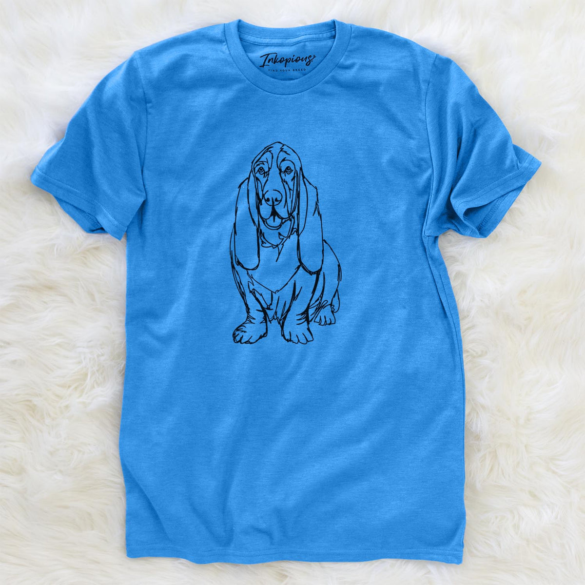 Doodled Basset Hound - Unisex Crewneck