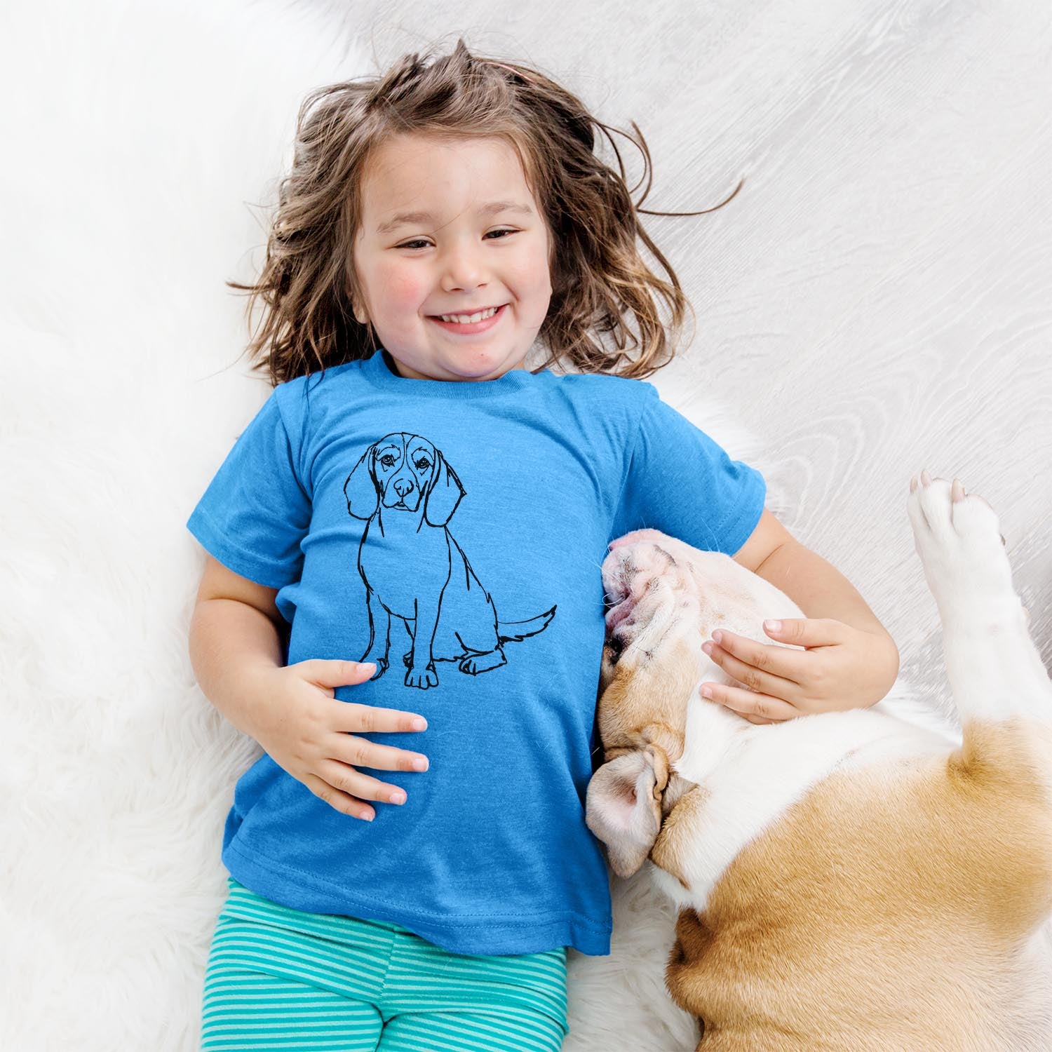 Doodled Beagle - Kids/Youth/Toddler Shirt