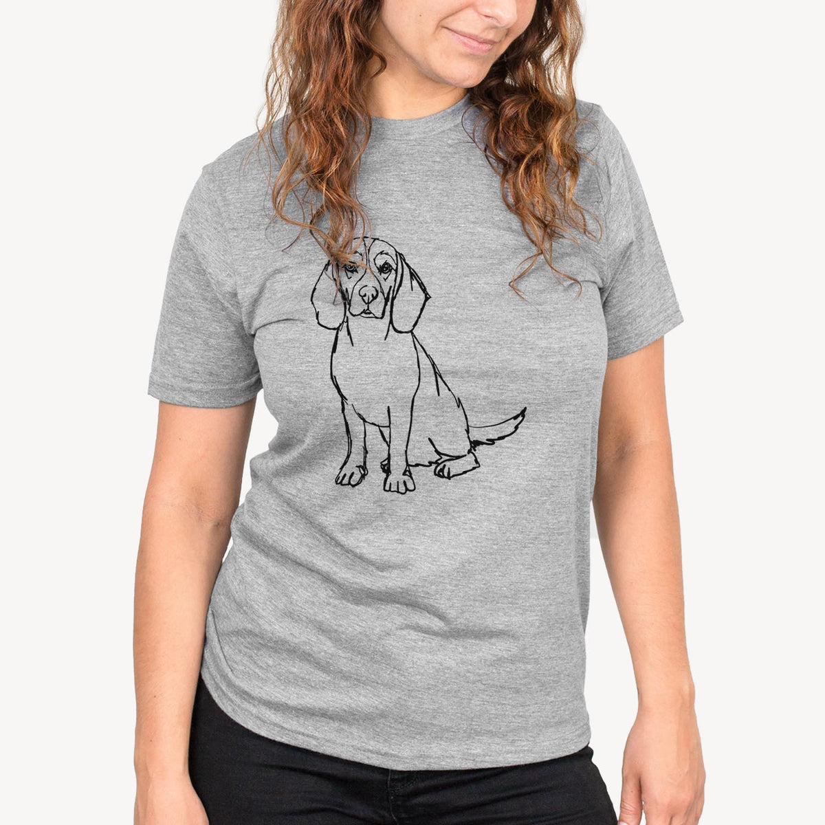 Doodled Beagle - Unisex Crewneck