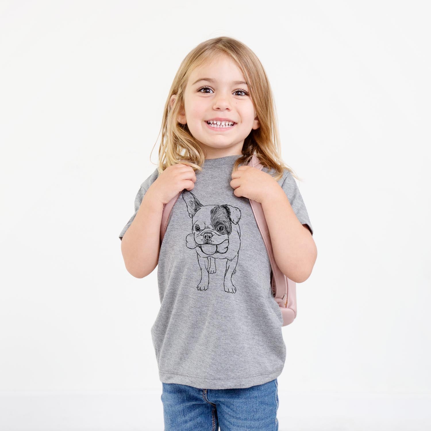 Doodled Beau the French Bulldog - Kids/Youth/Toddler Shirt