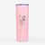 Doodled Beau the French Bulldog - 20oz Skinny Tumbler