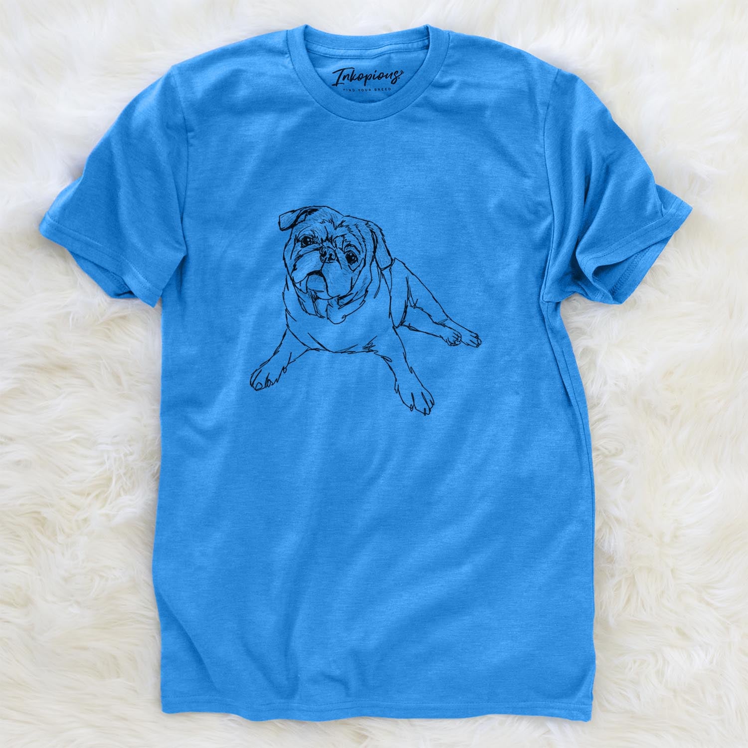 Doodled Benny the Pug - Unisex Crewneck