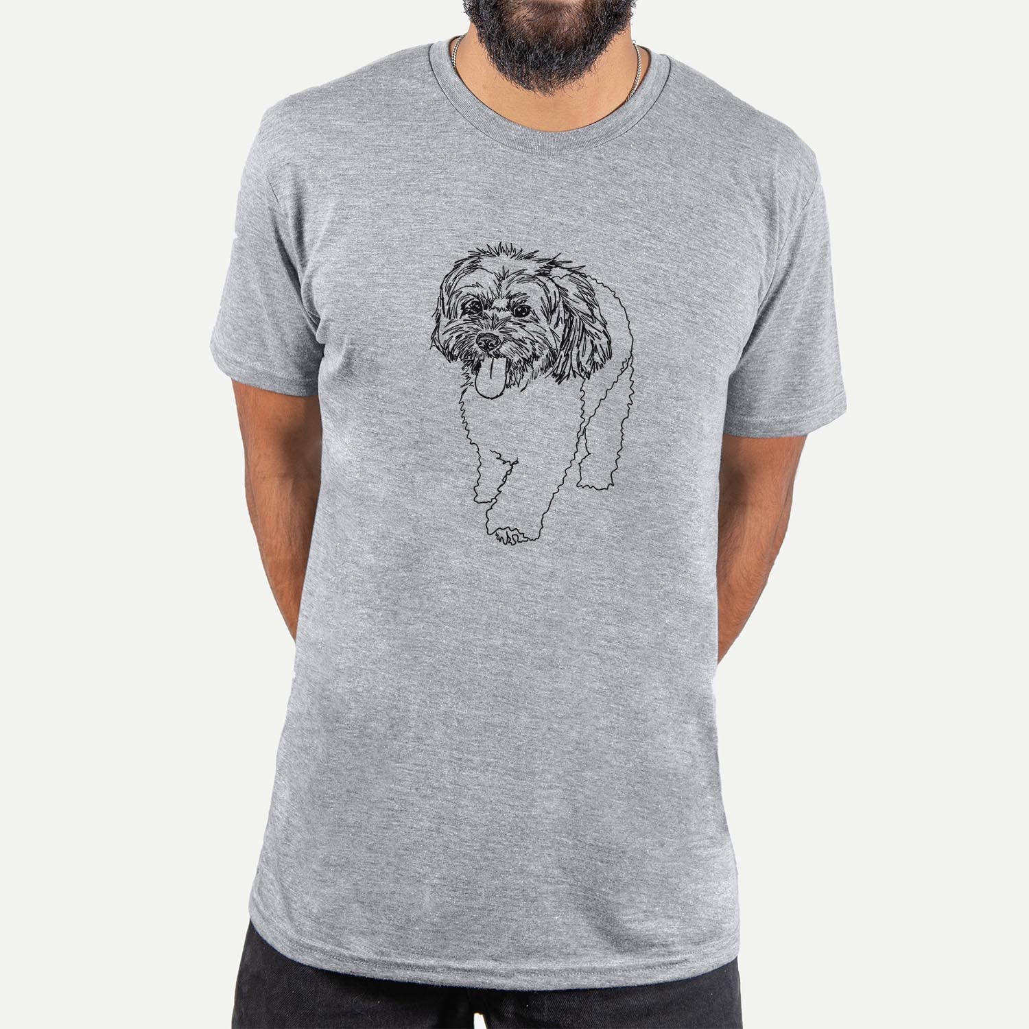 Doodled Benson the Havanese - Unisex Crewneck