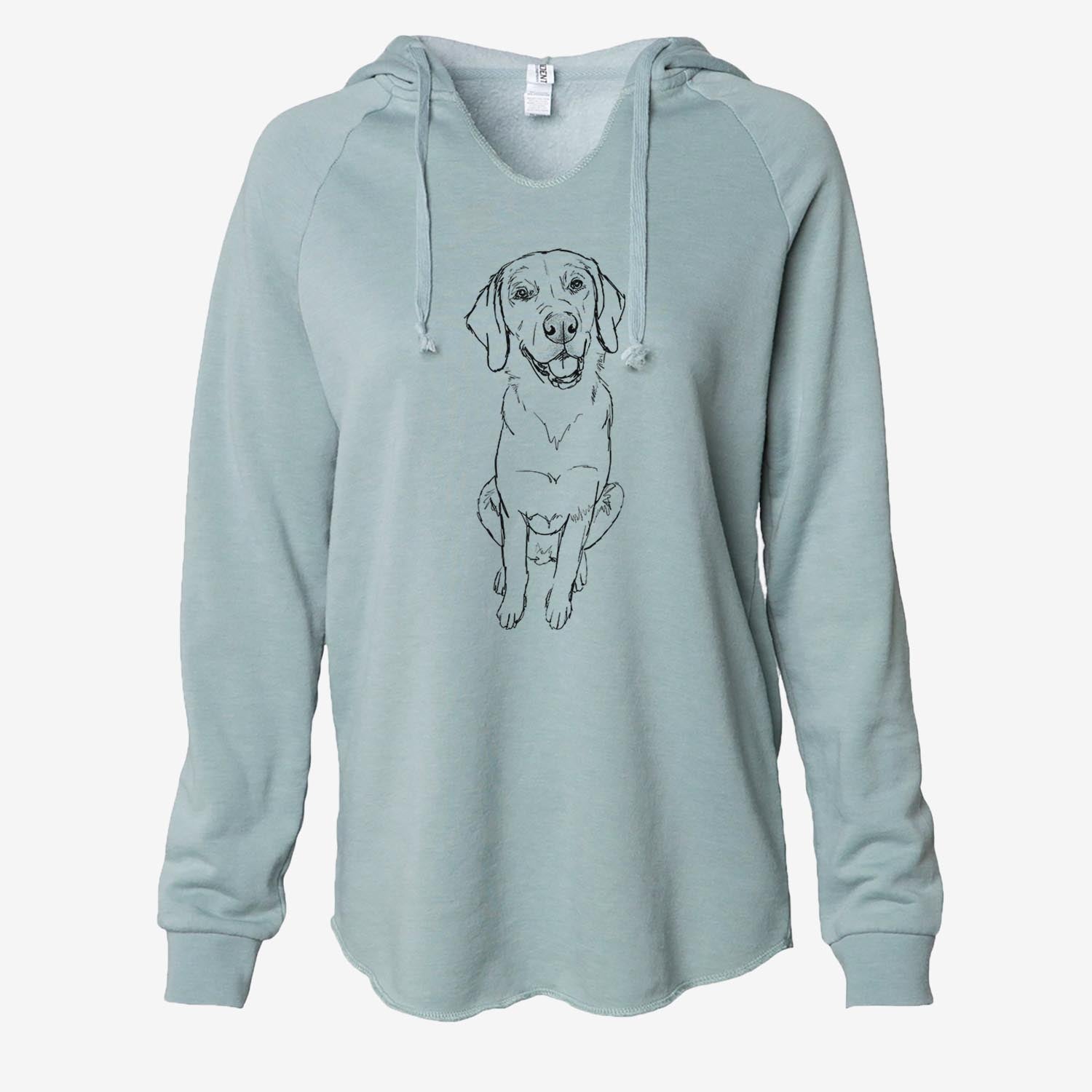 Doodled Bentley the Goldador - Cali Wave Hooded Sweatshirt