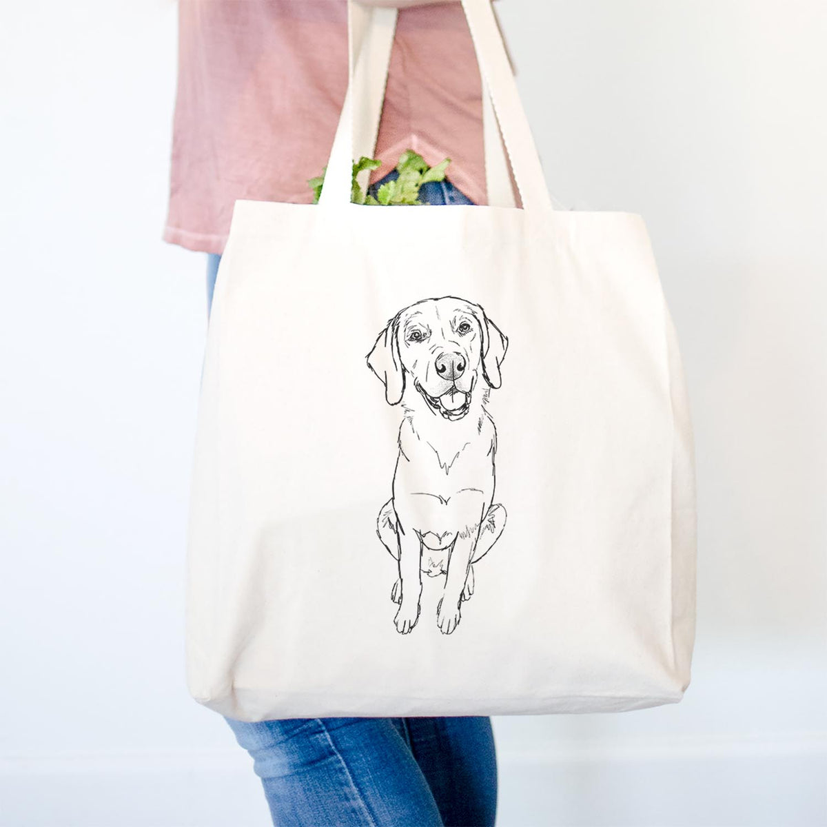 Doodled Bentley the Goldador - Tote Bag