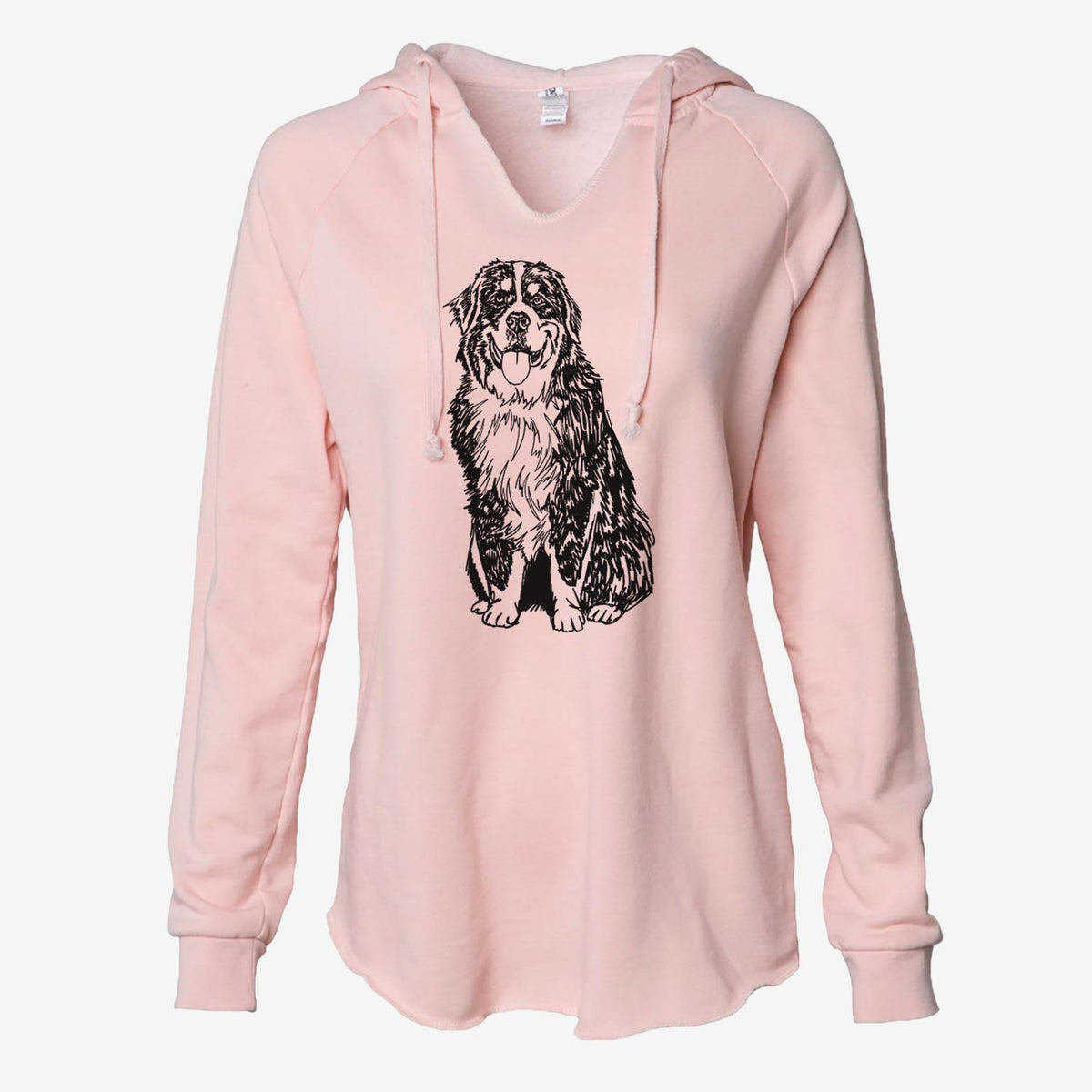 Doodled Bernese Mountain Dog - Cali Wave Hooded Sweatshirt