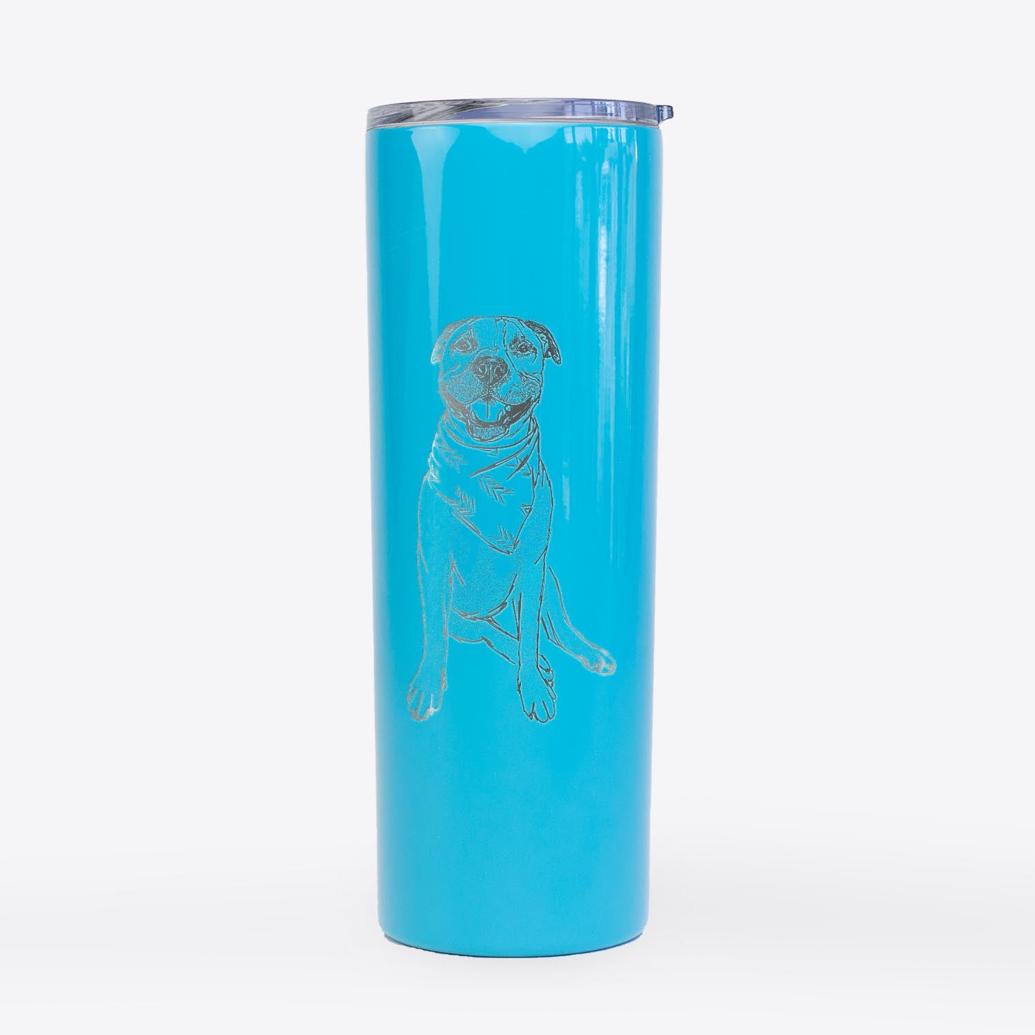 Doodled Buddy the American Staffordshire Terrier - 20oz Skinny Tumbler