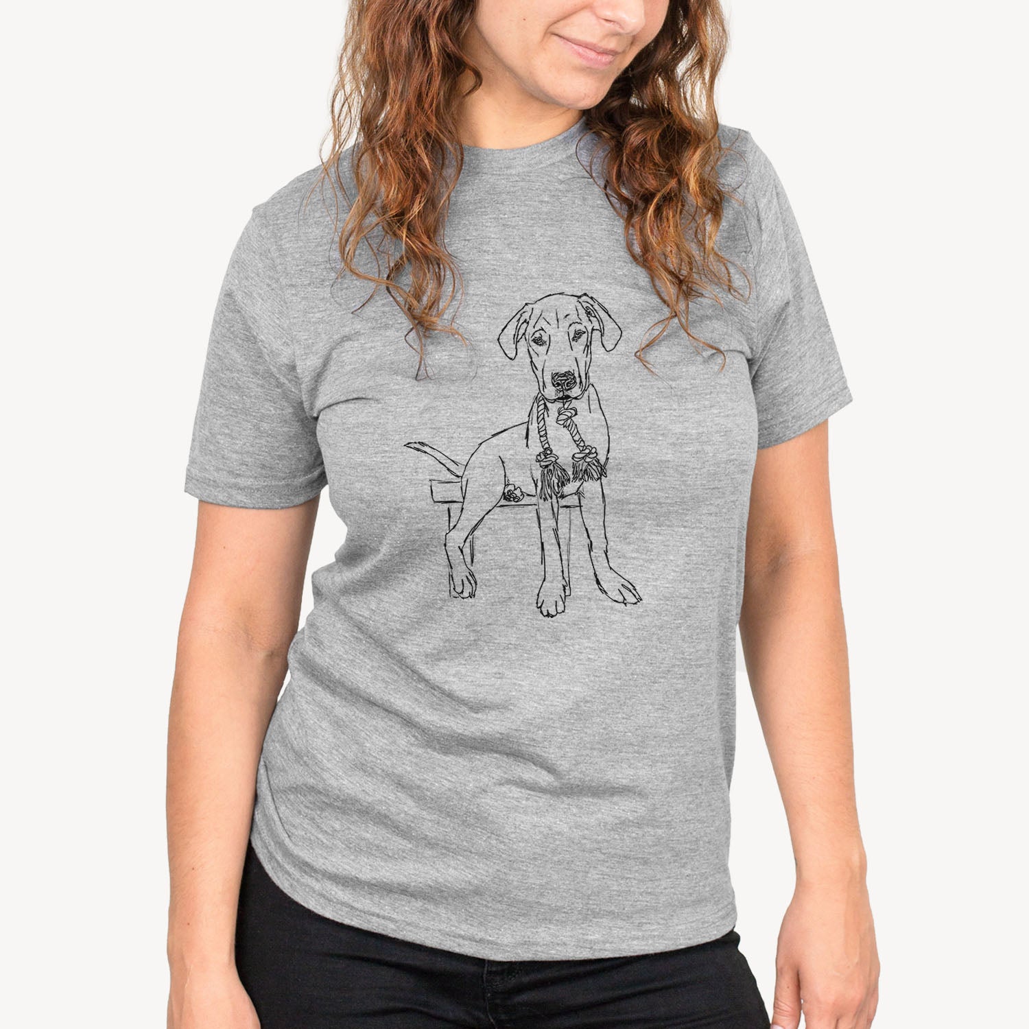 Doodled Carson the Mixed Breed - Unisex Crewneck