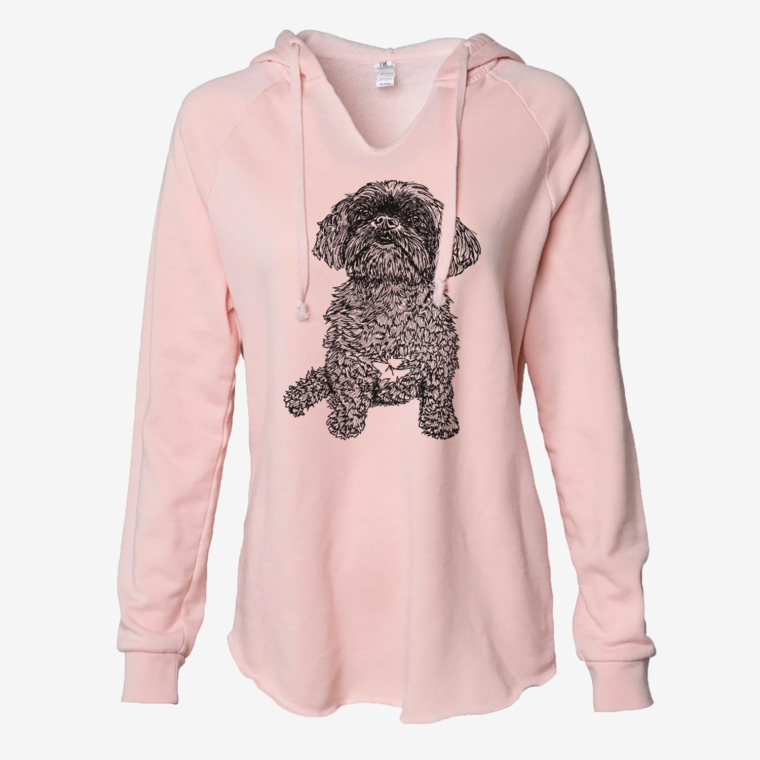 Doodled Chewie the Peekapoo - Cali Wave Hooded Sweatshirt