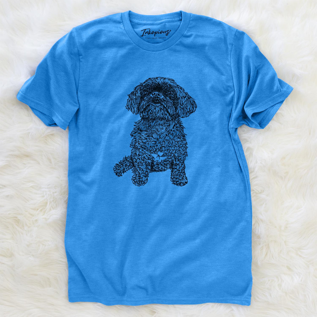 Doodled Chewie the Peekapoo - Unisex Crewneck