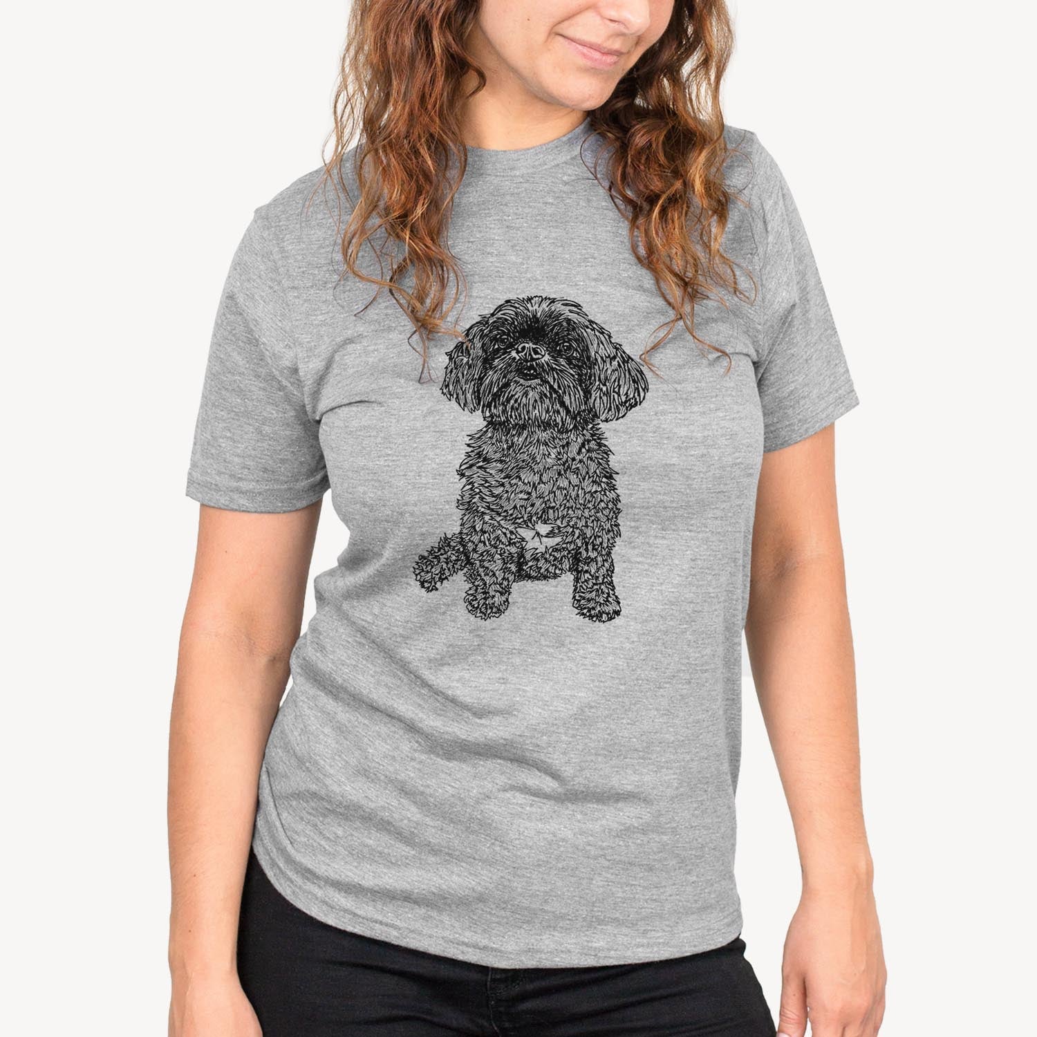 Doodled Chewie the Peekapoo - Unisex Crewneck