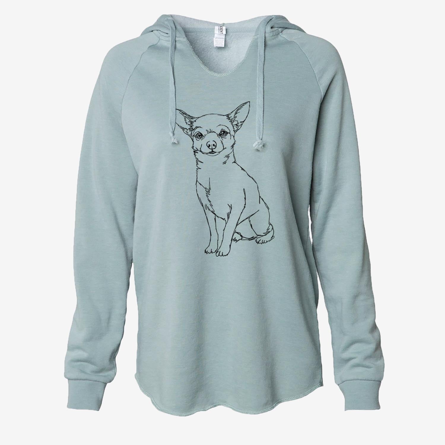 Doodled Chihuahua - Cali Wave Hooded Sweatshirt