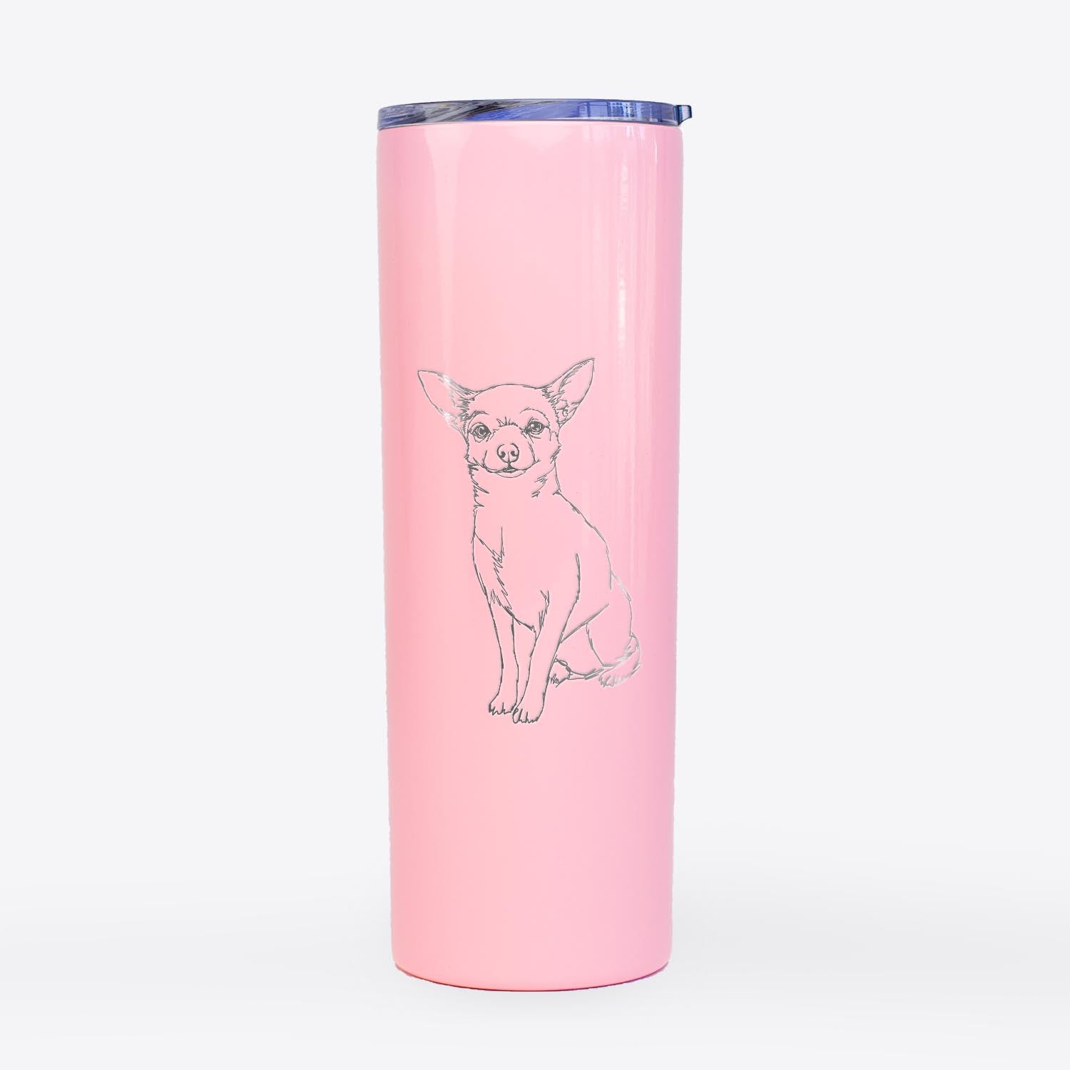 Doodled Chihuahua - 20oz Skinny Tumbler