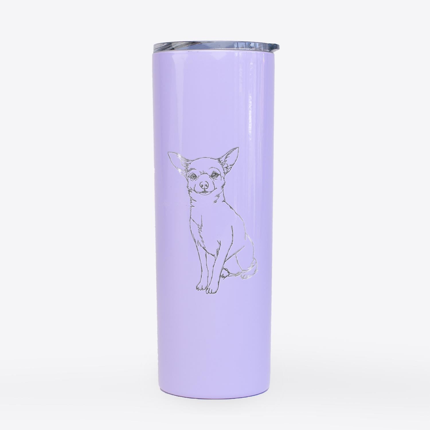 Doodled Chihuahua - 20oz Skinny Tumbler