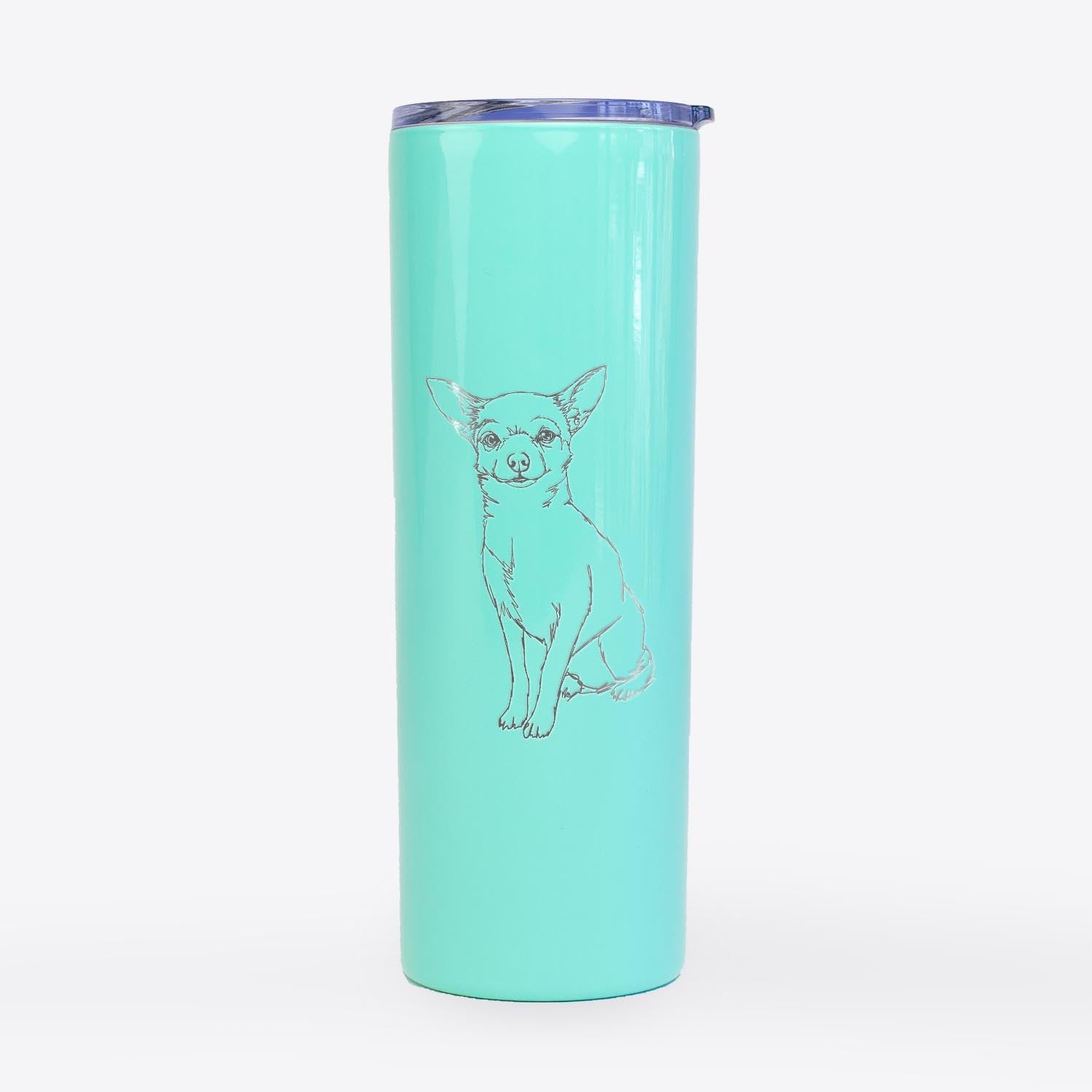 Doodled Chihuahua - 20oz Skinny Tumbler