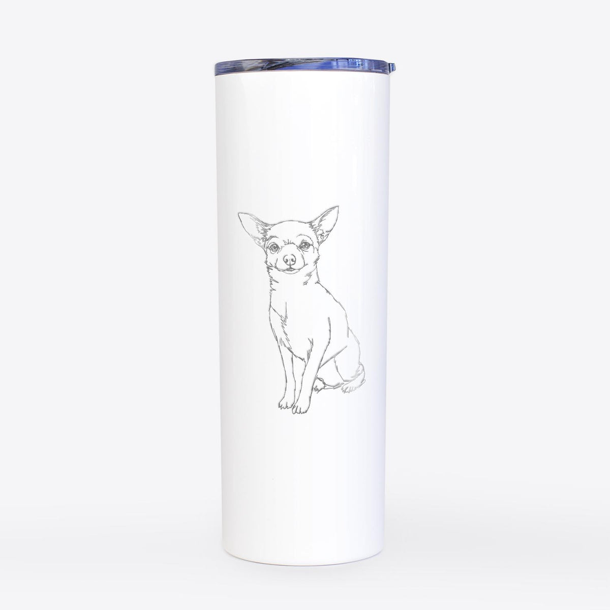 Doodled Chihuahua - 20oz Skinny Tumbler