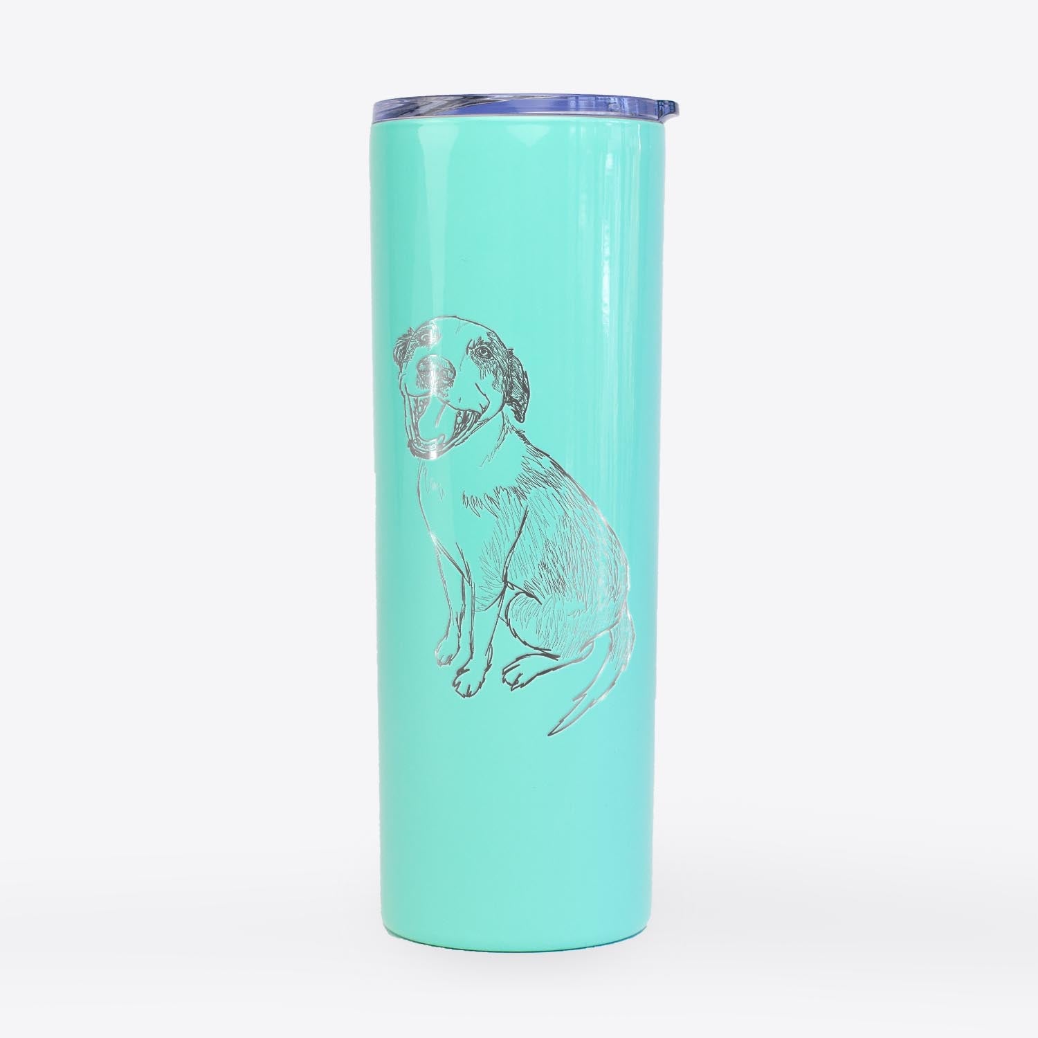 Doodled Clyde the Hound Mix - 20oz Skinny Tumbler