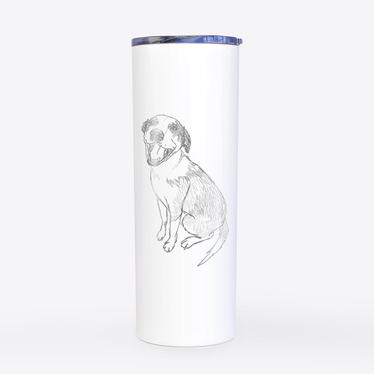 Doodled Clyde the Hound Mix - 20oz Skinny Tumbler