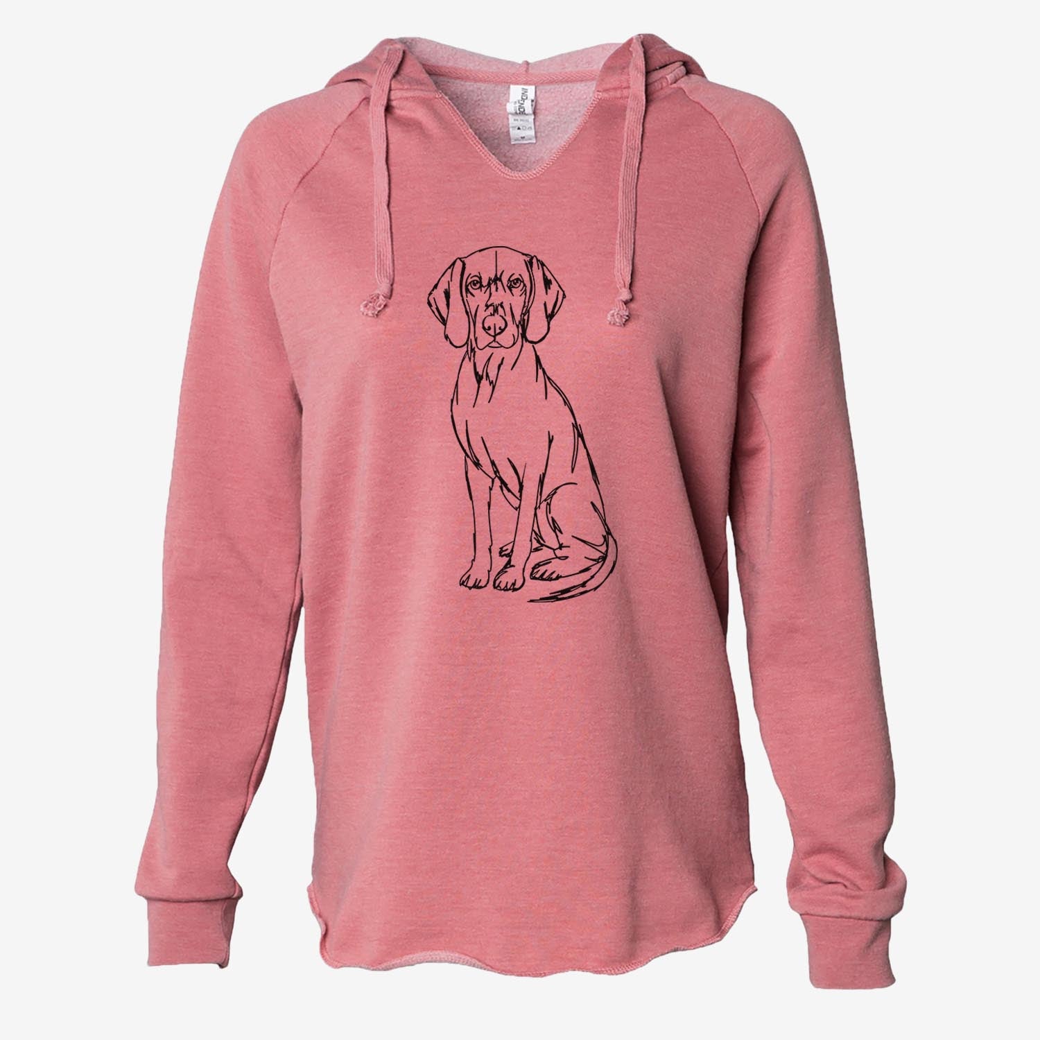 Doodled Coonhound - Cali Wave Hooded Sweatshirt