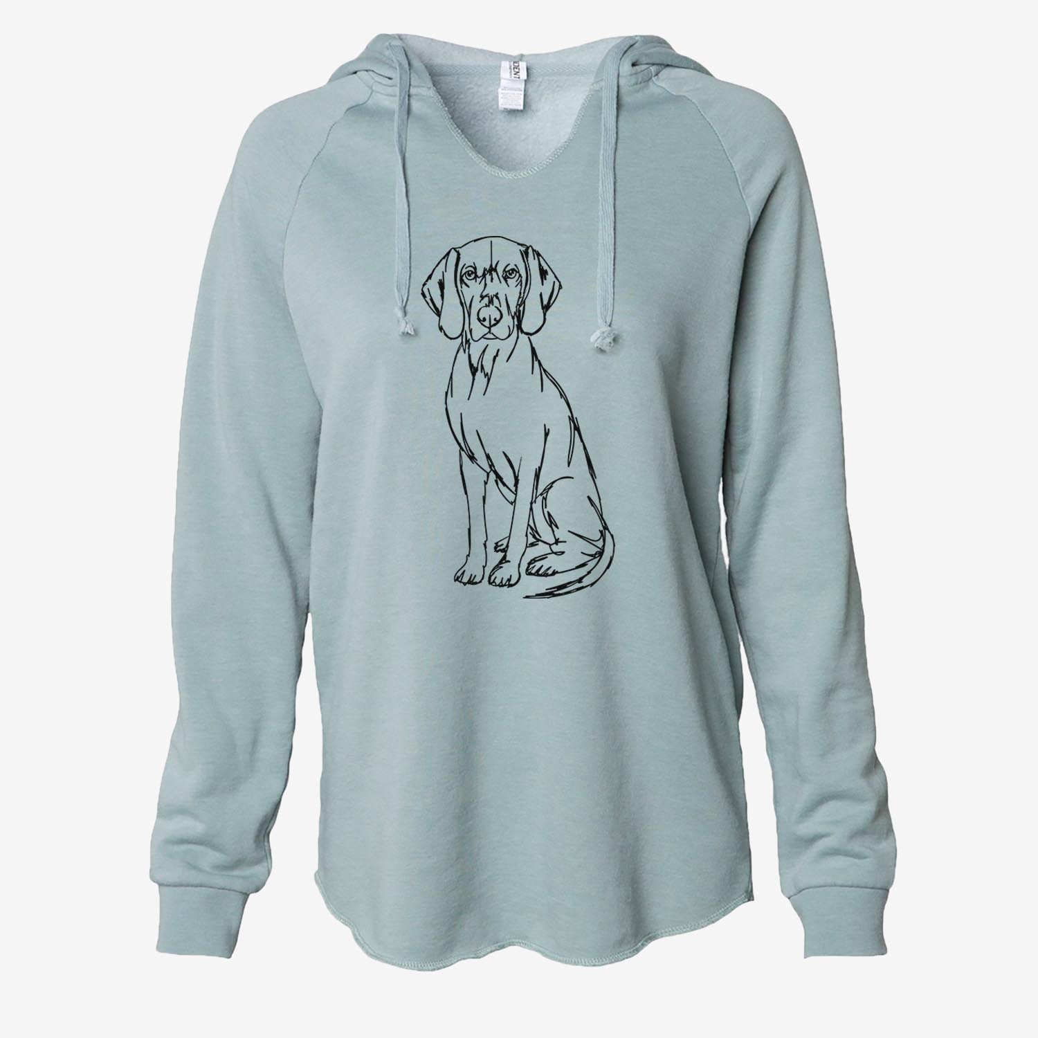 Doodled Coonhound - Cali Wave Hooded Sweatshirt