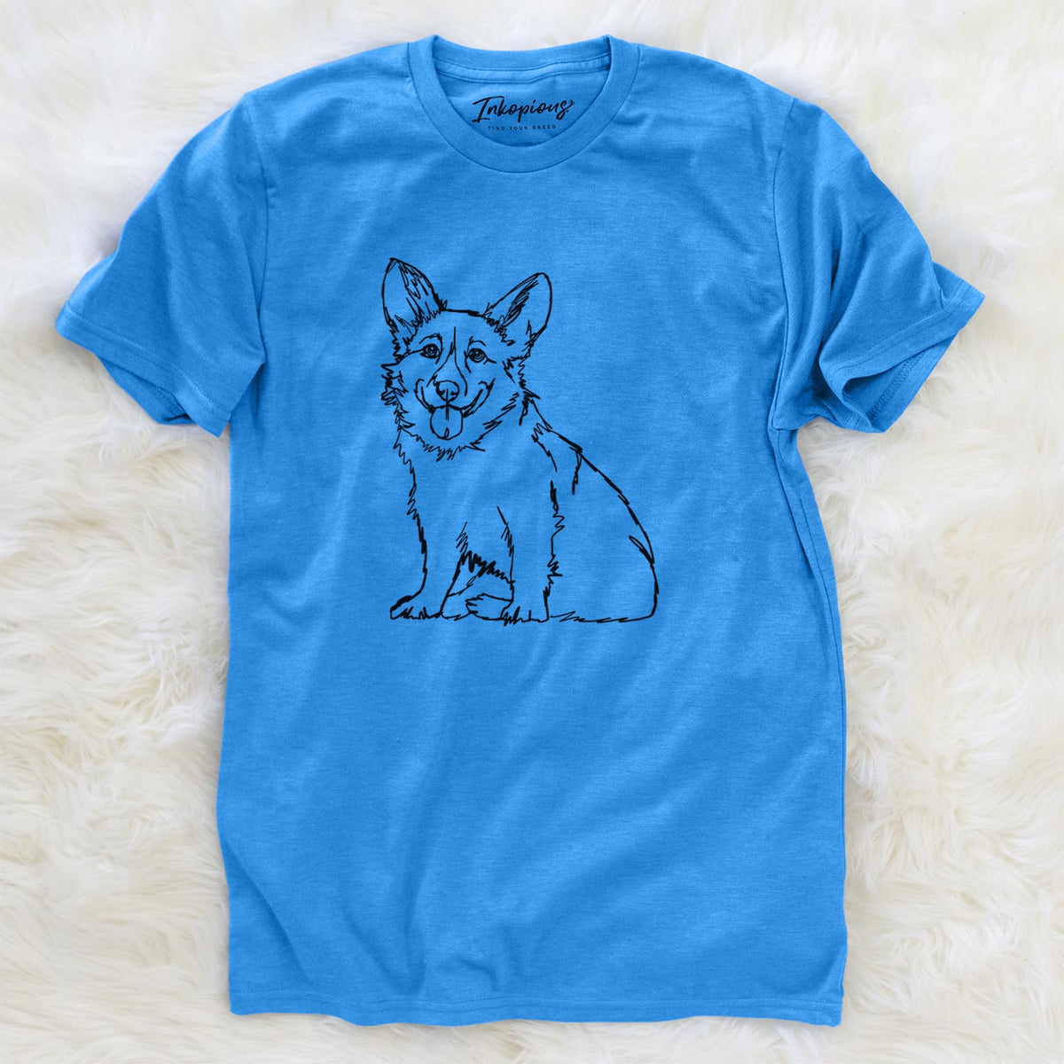 Doodled Corgi - Unisex Crewneck