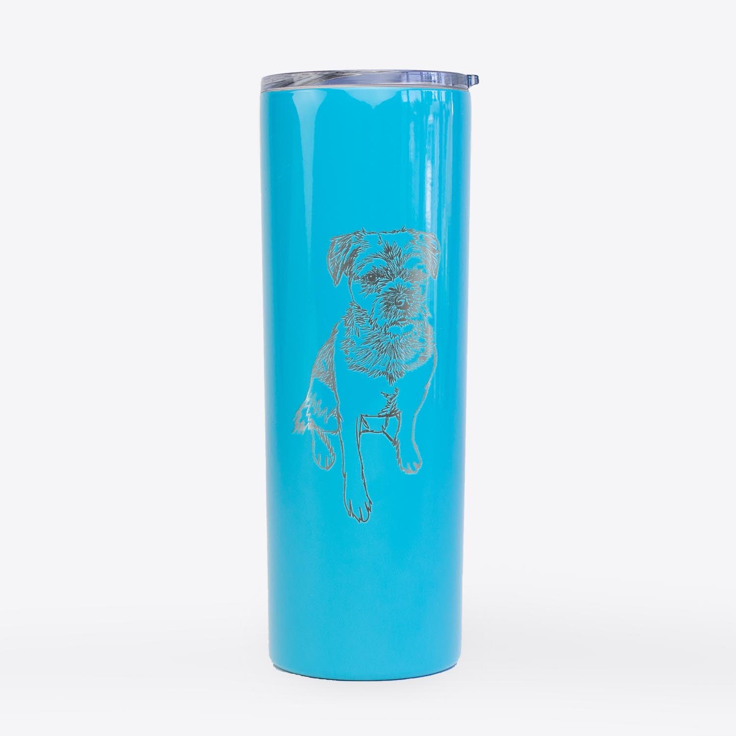 Doodled Cosmo the Border Terrier - 20oz Skinny Tumbler