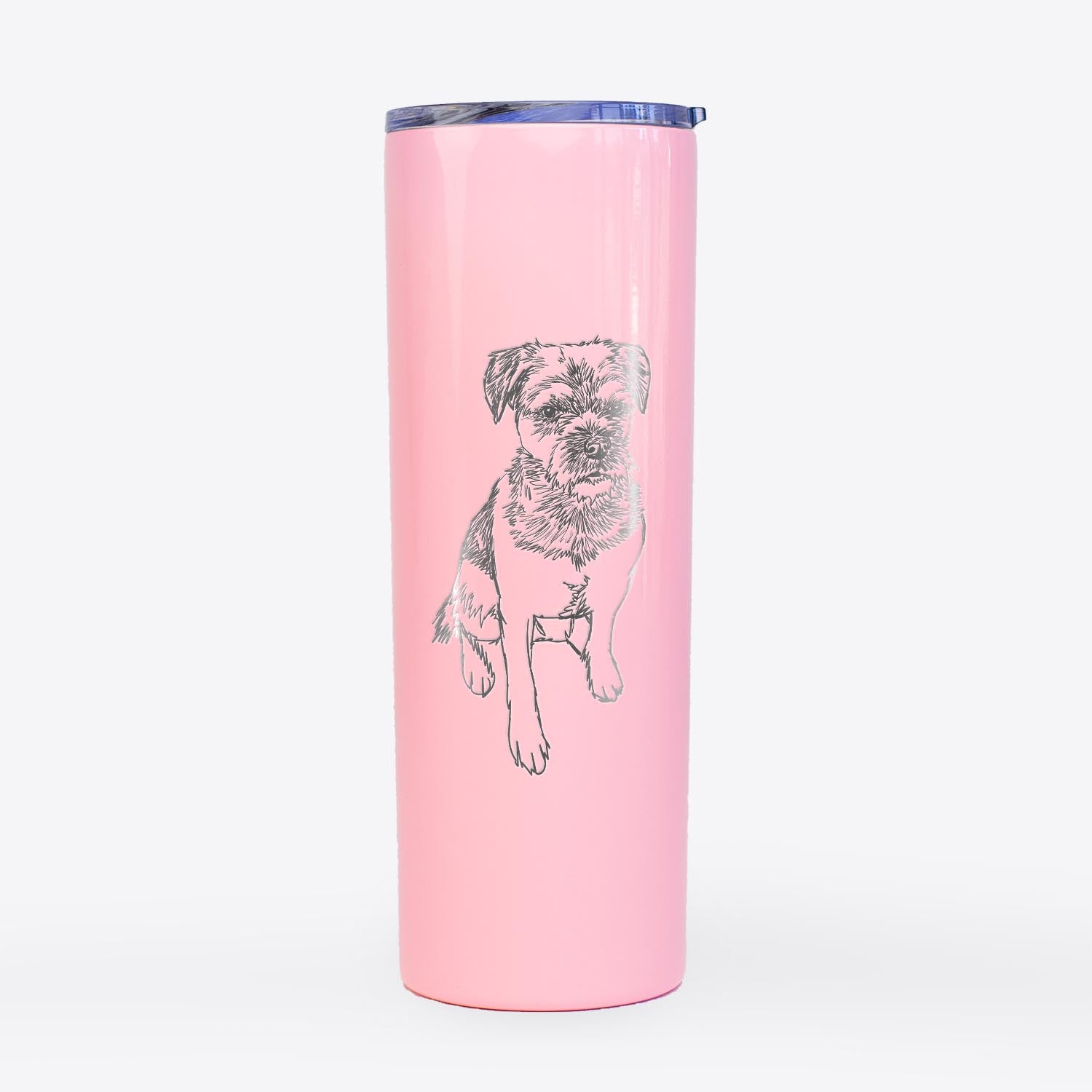 Doodled Cosmo the Border Terrier - 20oz Skinny Tumbler