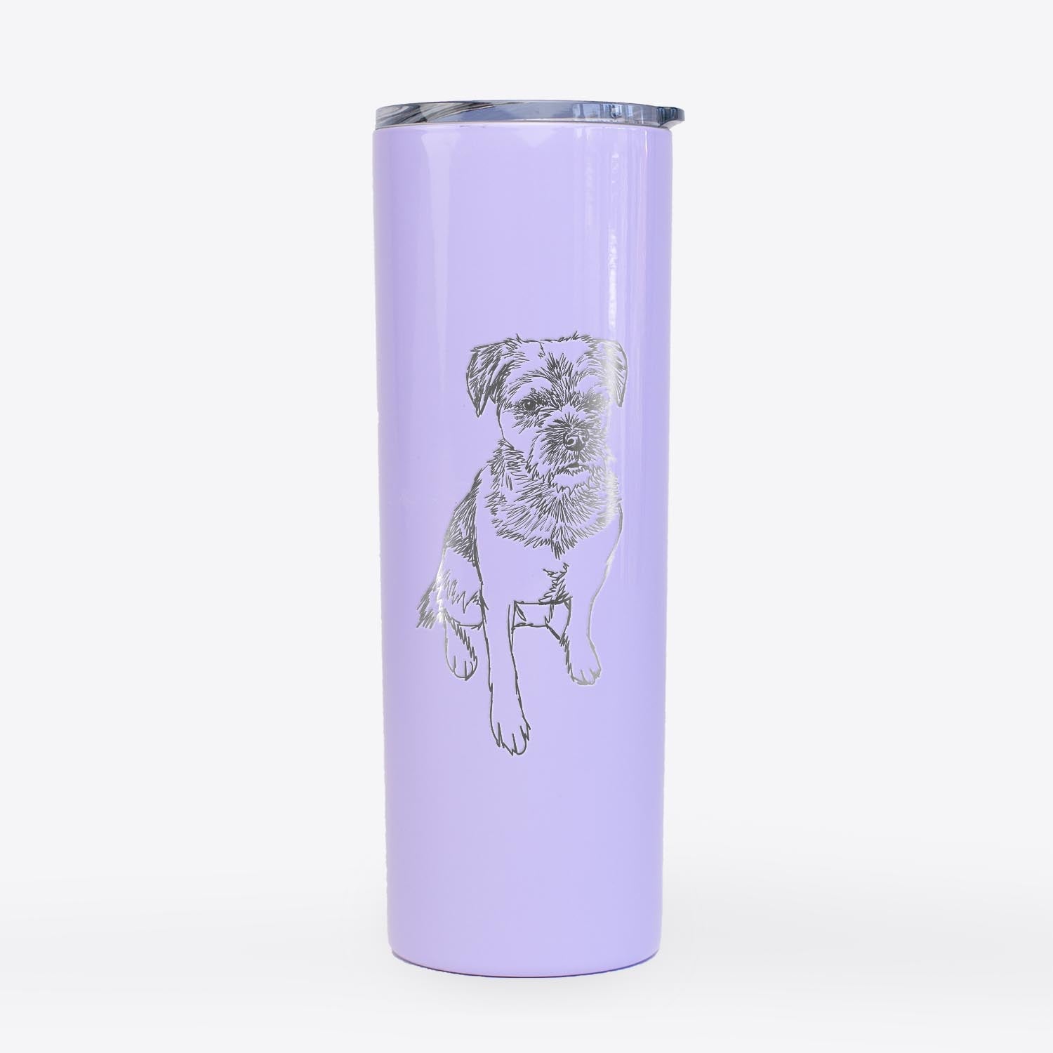 Doodled Cosmo the Border Terrier - 20oz Skinny Tumbler