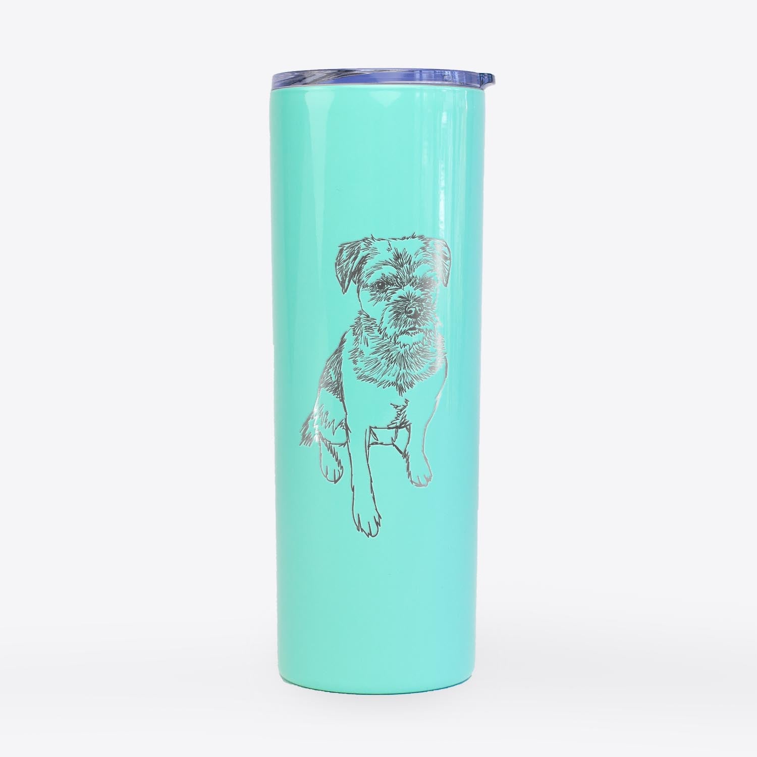 Doodled Cosmo the Border Terrier - 20oz Skinny Tumbler