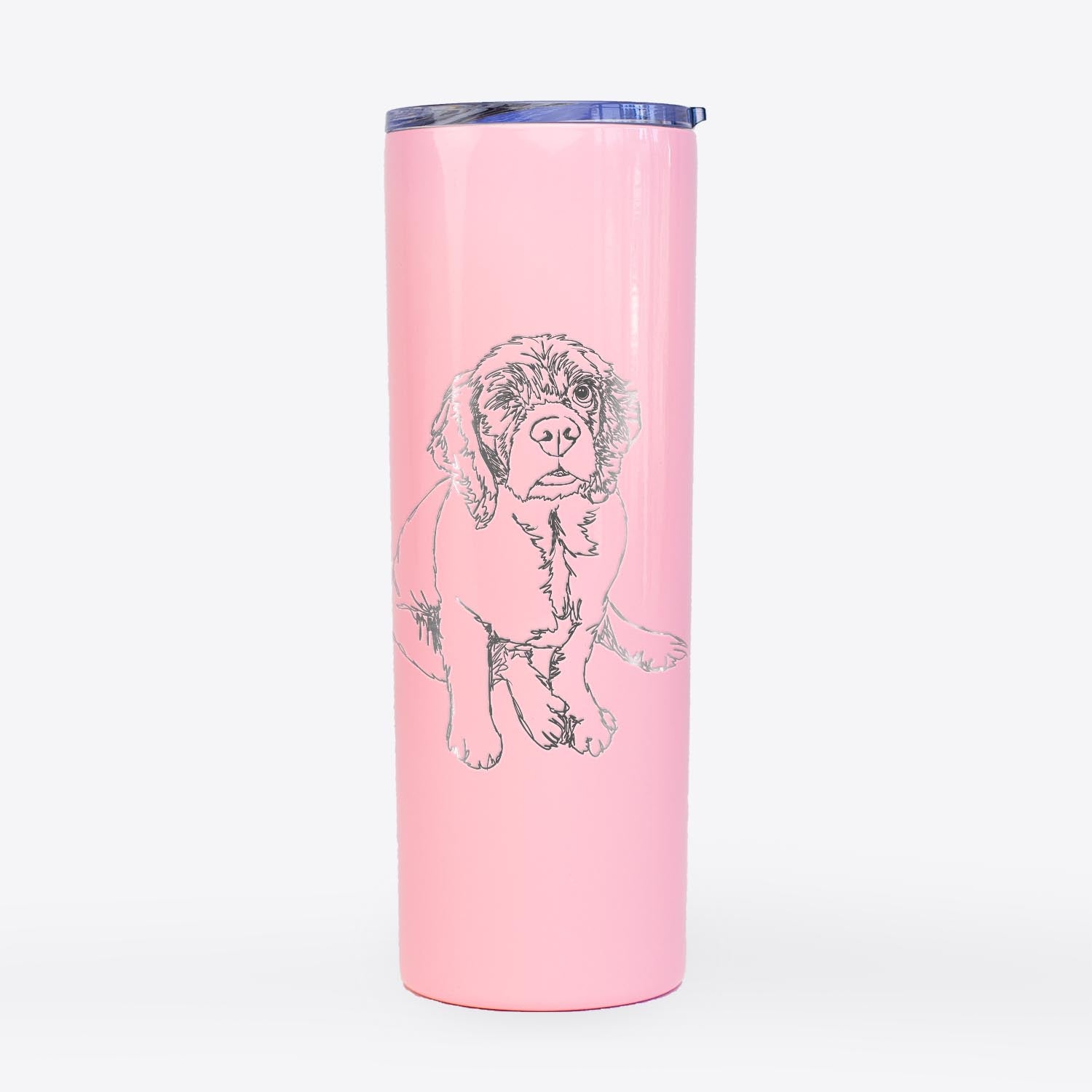 Doodled Crazy Raisin the Cocker Spaniel - 20oz Skinny Tumbler