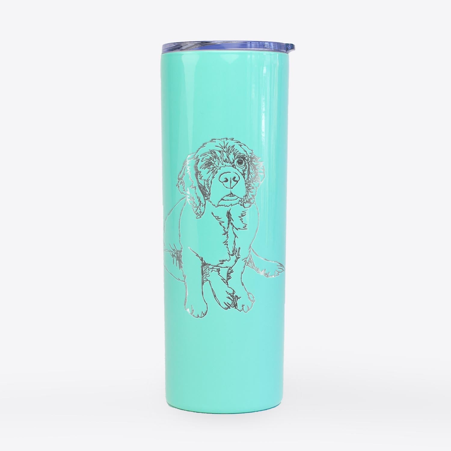 Doodled Crazy Raisin the Cocker Spaniel - 20oz Skinny Tumbler