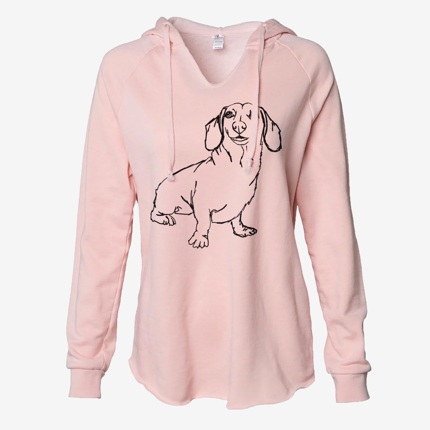 Doodled Dachshund - Cali Wave Hooded Sweatshirt