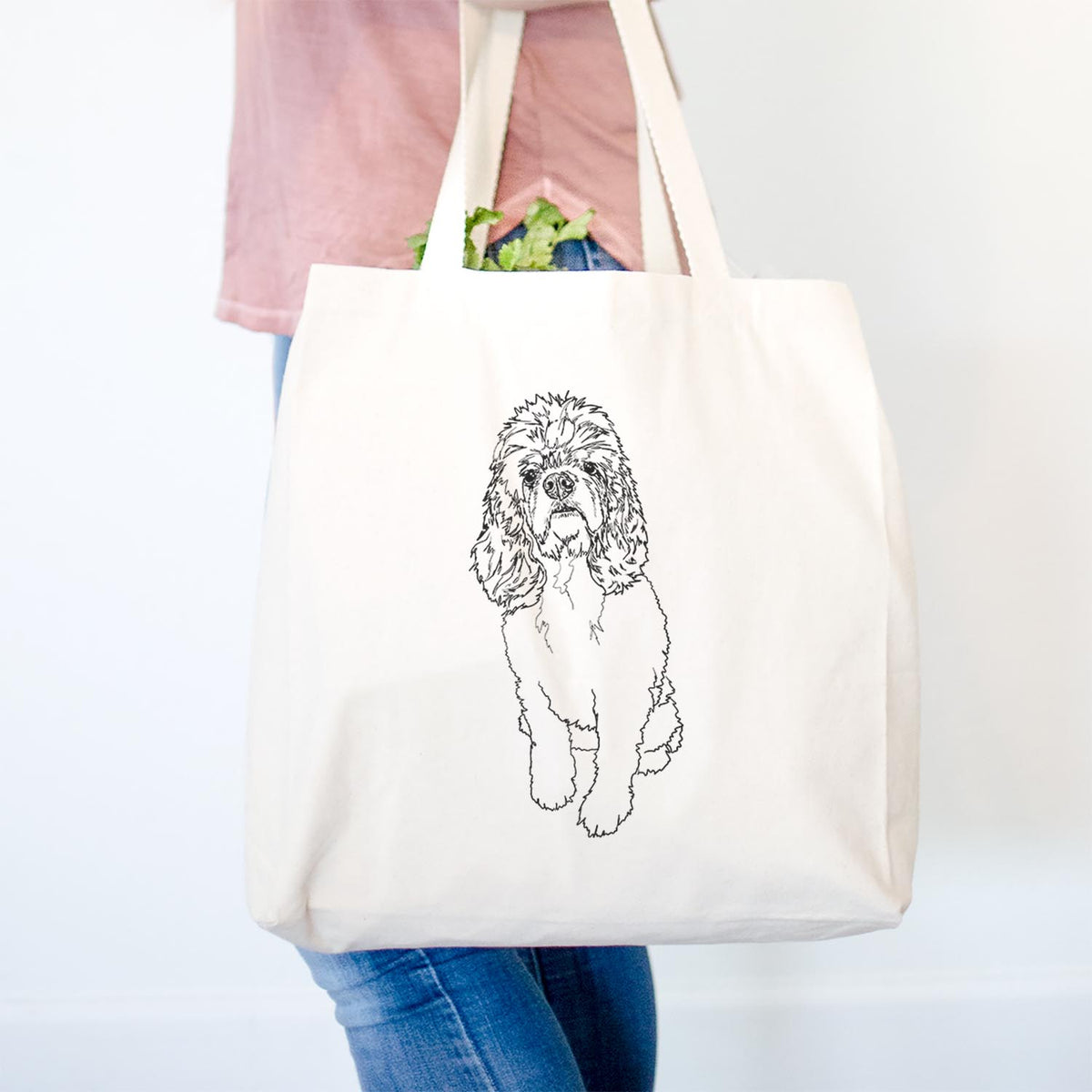 Doodled Dany the Cocker Spaniel - Tote Bag