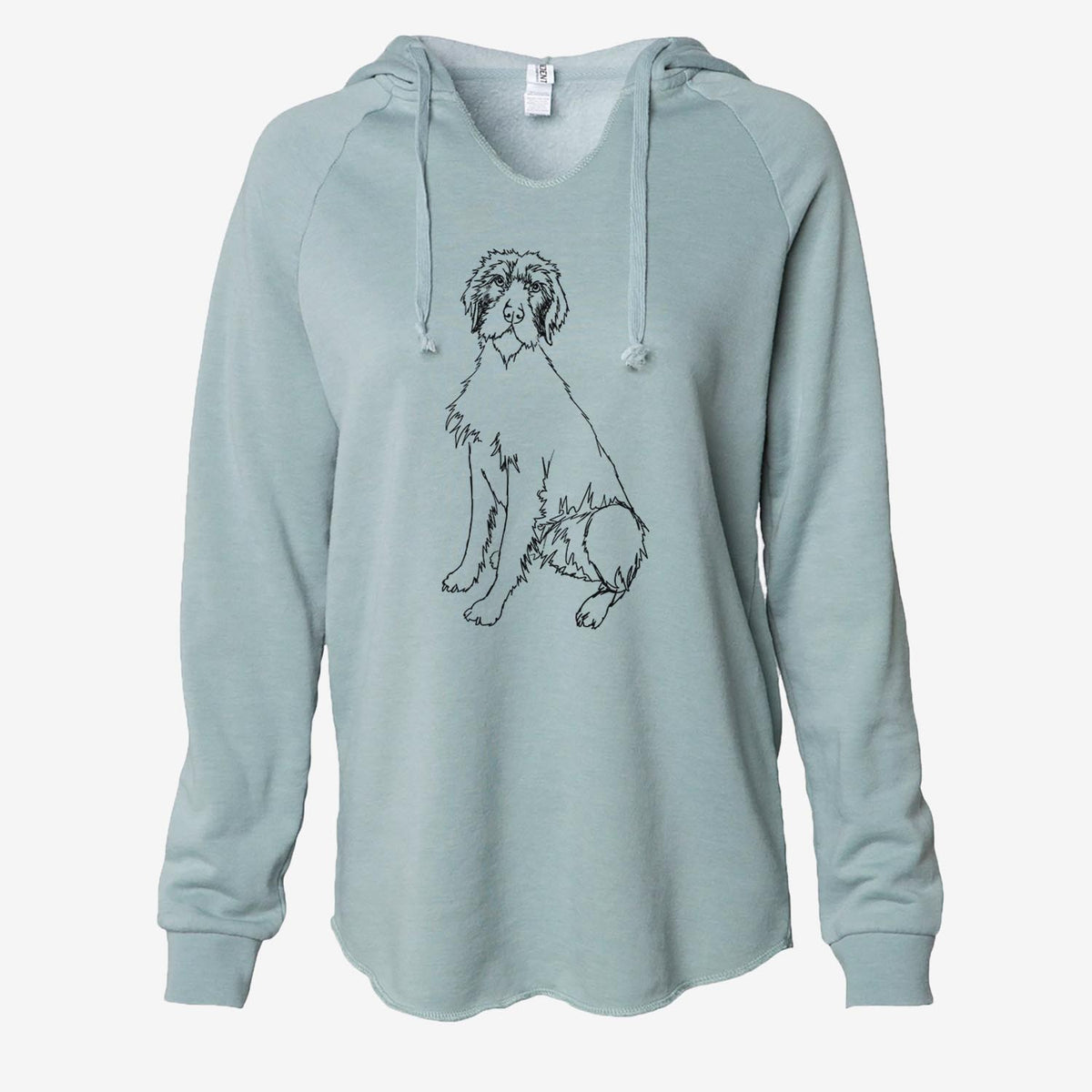 Doodled Doc the Pudelpointer - Cali Wave Hooded Sweatshirt
