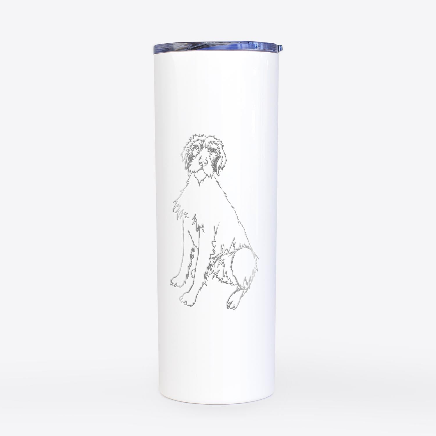 Doodled Doc the Pudelpointer - 20oz Skinny Tumbler