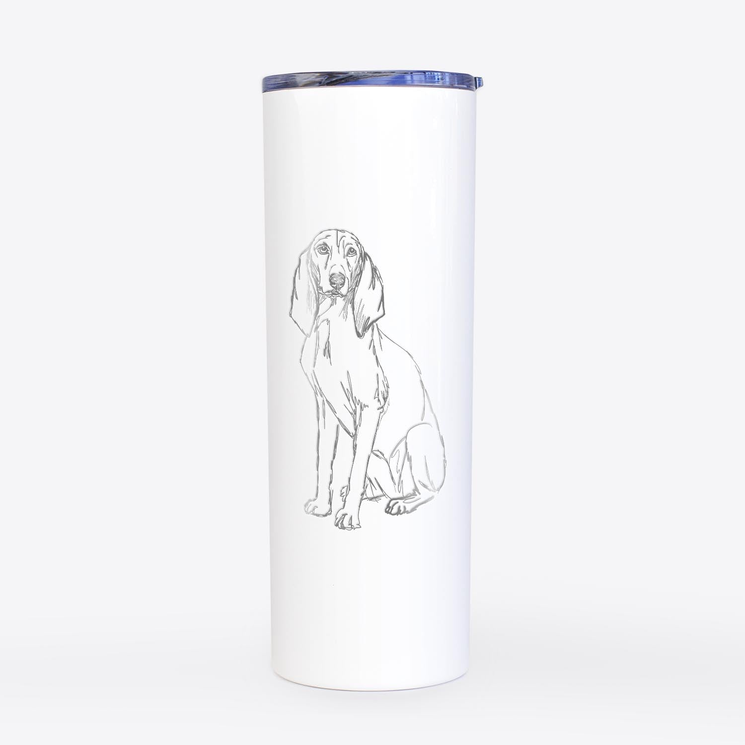 Doodled Eleanor the Italian Segugio - 20oz Skinny Tumbler