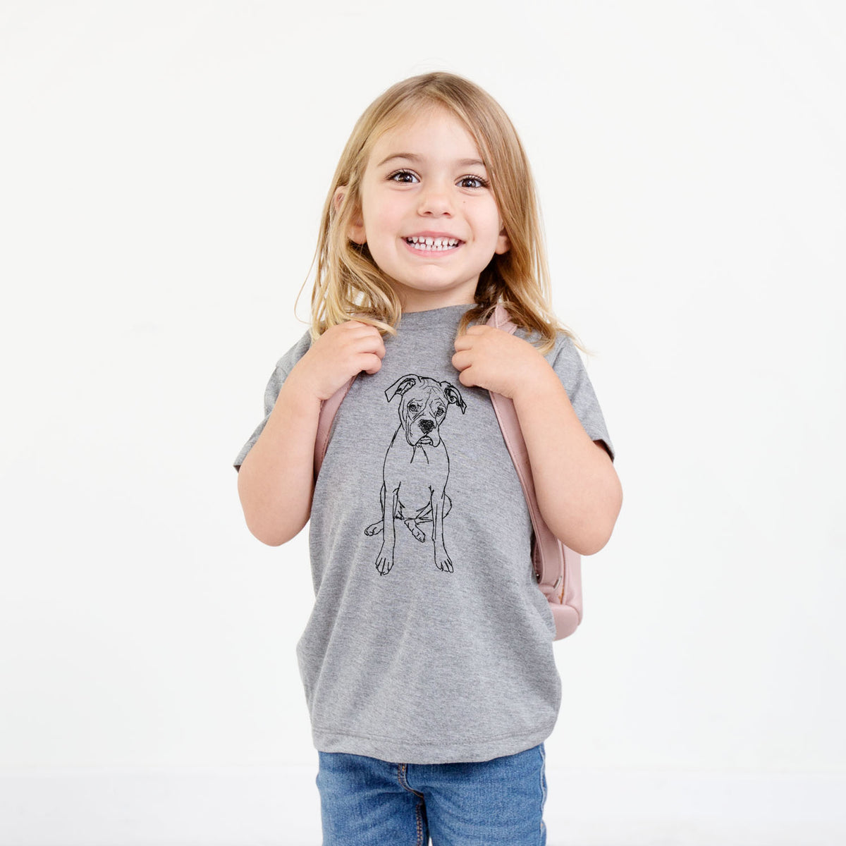 Doodled Ellie the Boxer - Kids/Youth/Toddler Shirt