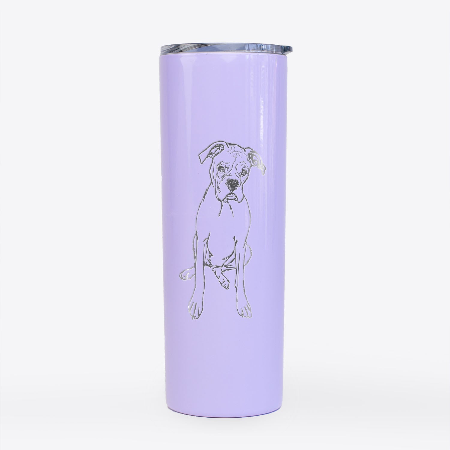 Doodled Ellie the Boxer - 20oz Skinny Tumbler