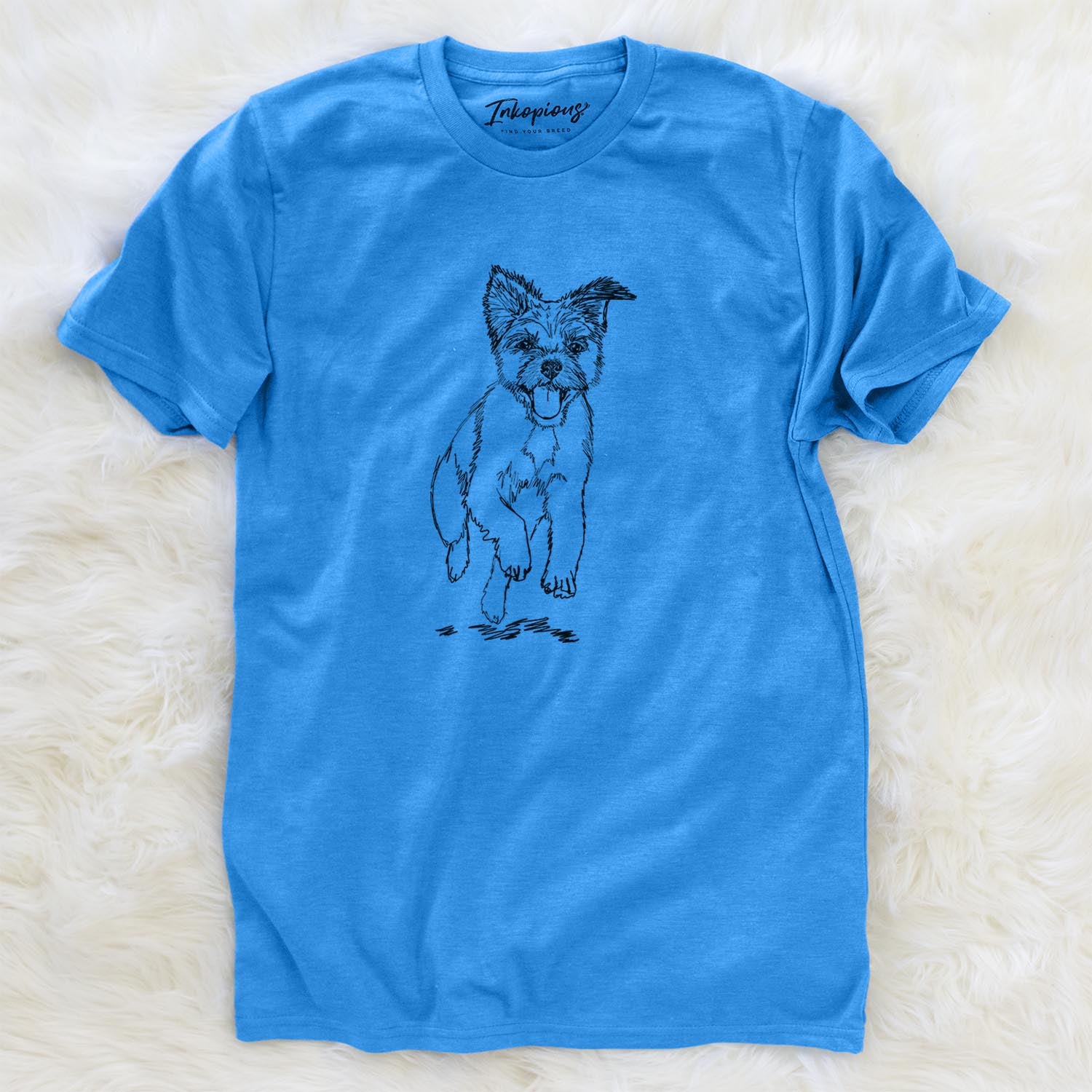 Doodled Elvin the Border Terrier - Unisex Crewneck