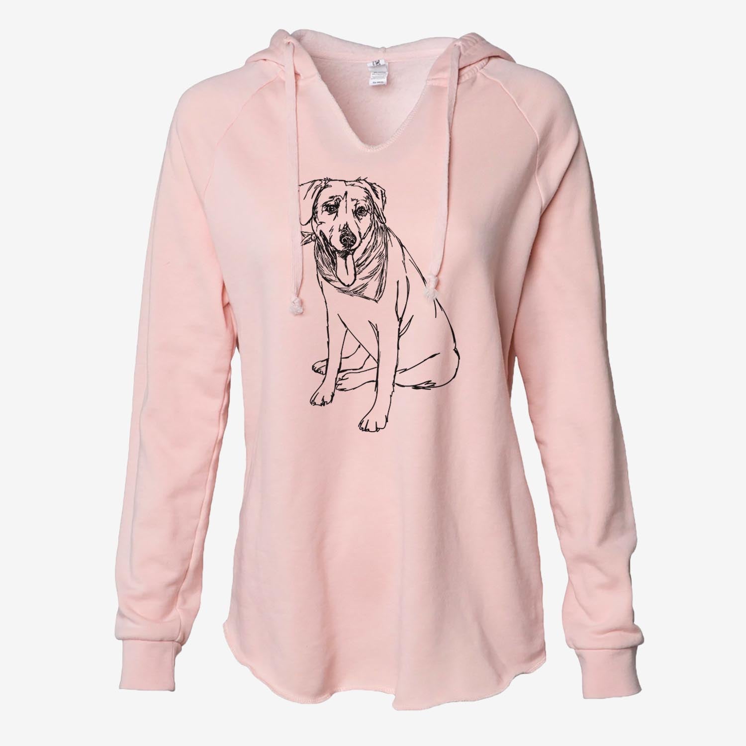 Doodled Faith the Labrador Retriever - Cali Wave Hooded Sweatshirt