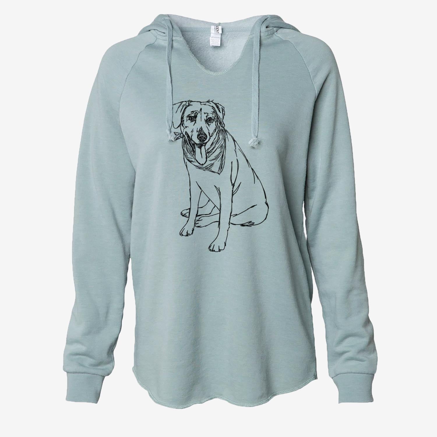 Doodled Faith the Labrador Retriever - Cali Wave Hooded Sweatshirt