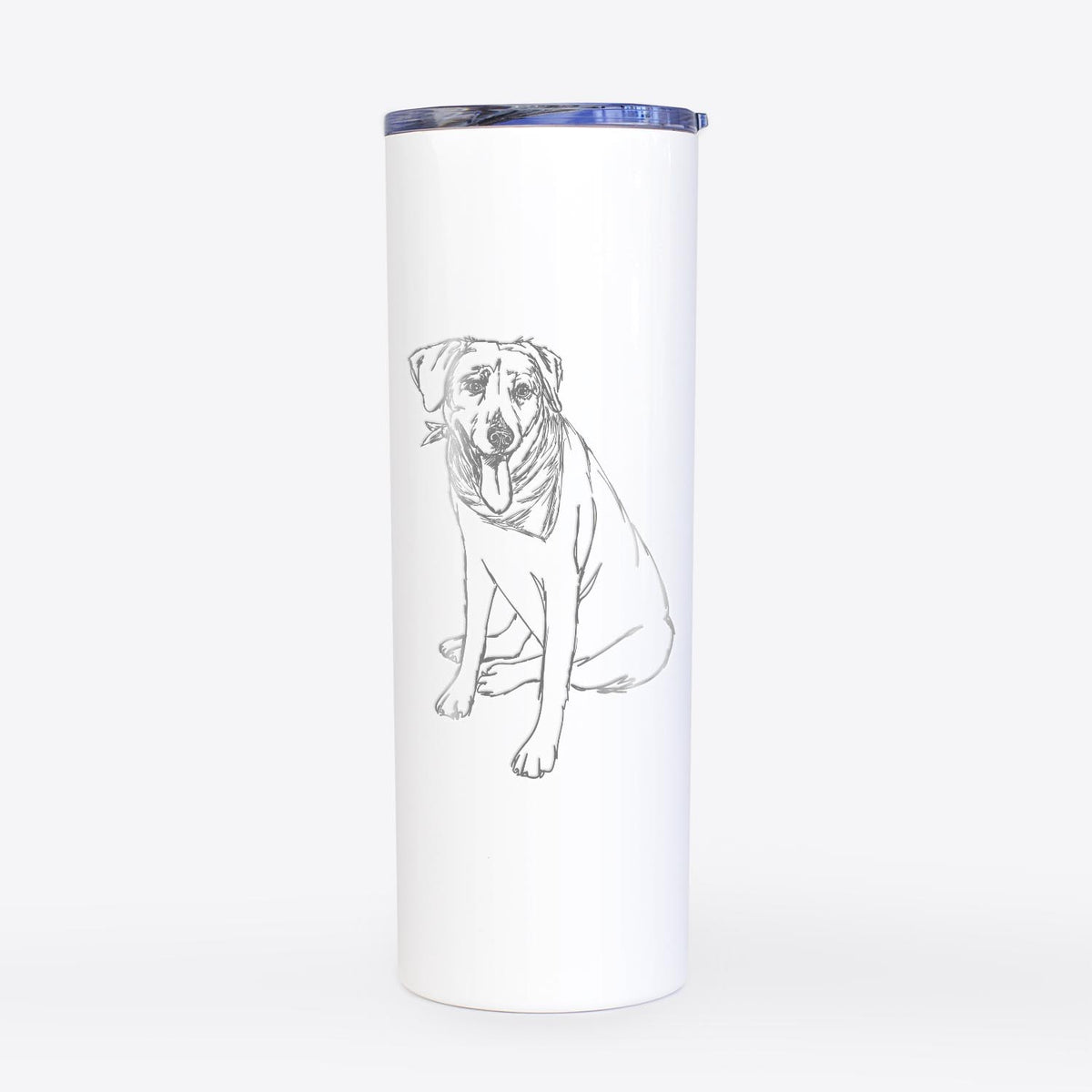 Doodled Faith the Labrador Retriever - 20oz Skinny Tumbler