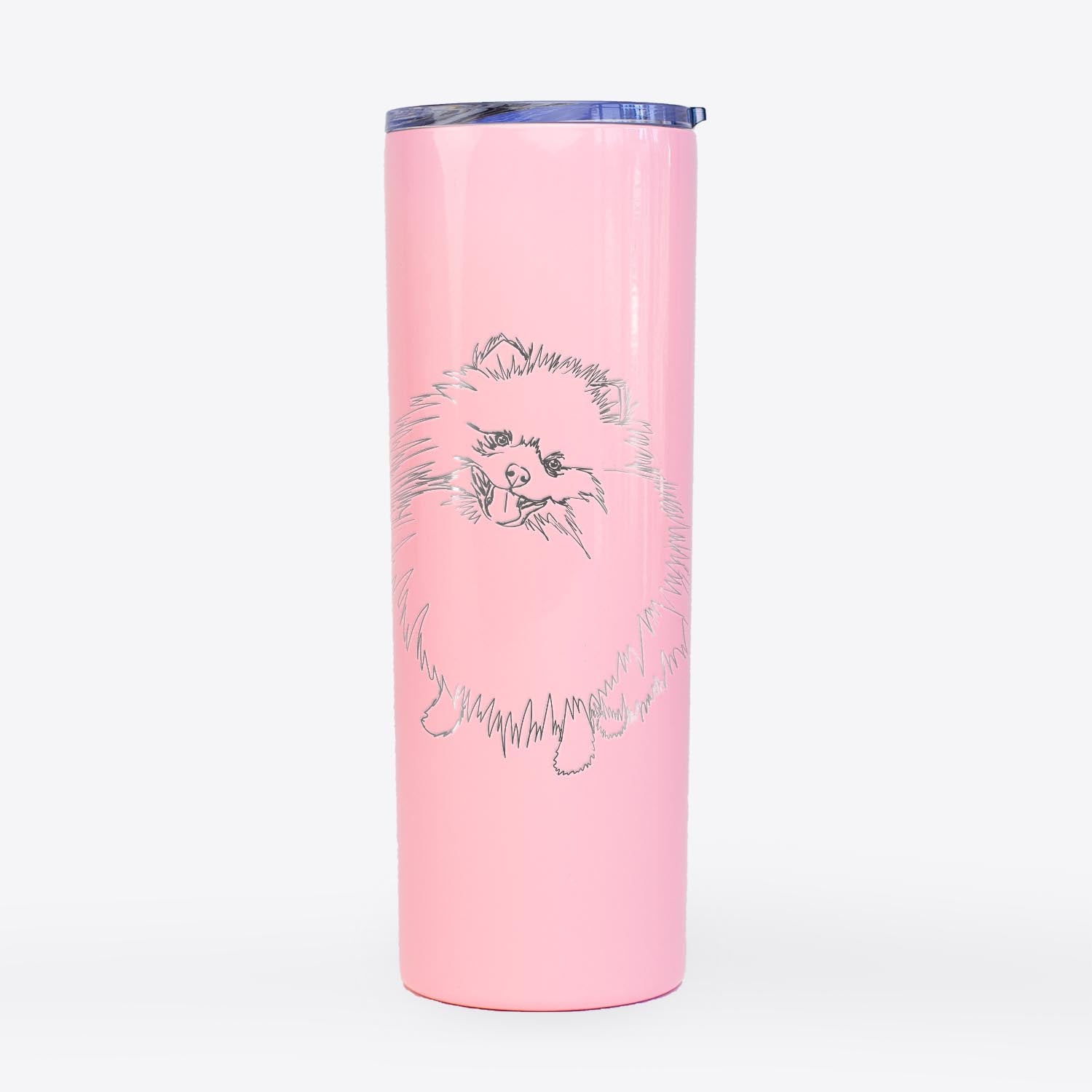 Doodled Fergus the Pomeranian - 20oz Skinny Tumbler